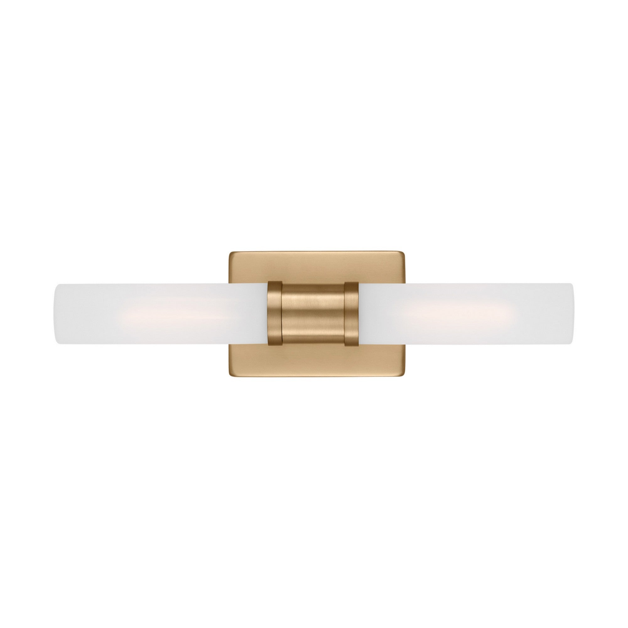 Keaton 20" Medium 2-Light Bathroom Vanity, Satin Brass Finish - Bees Lighting