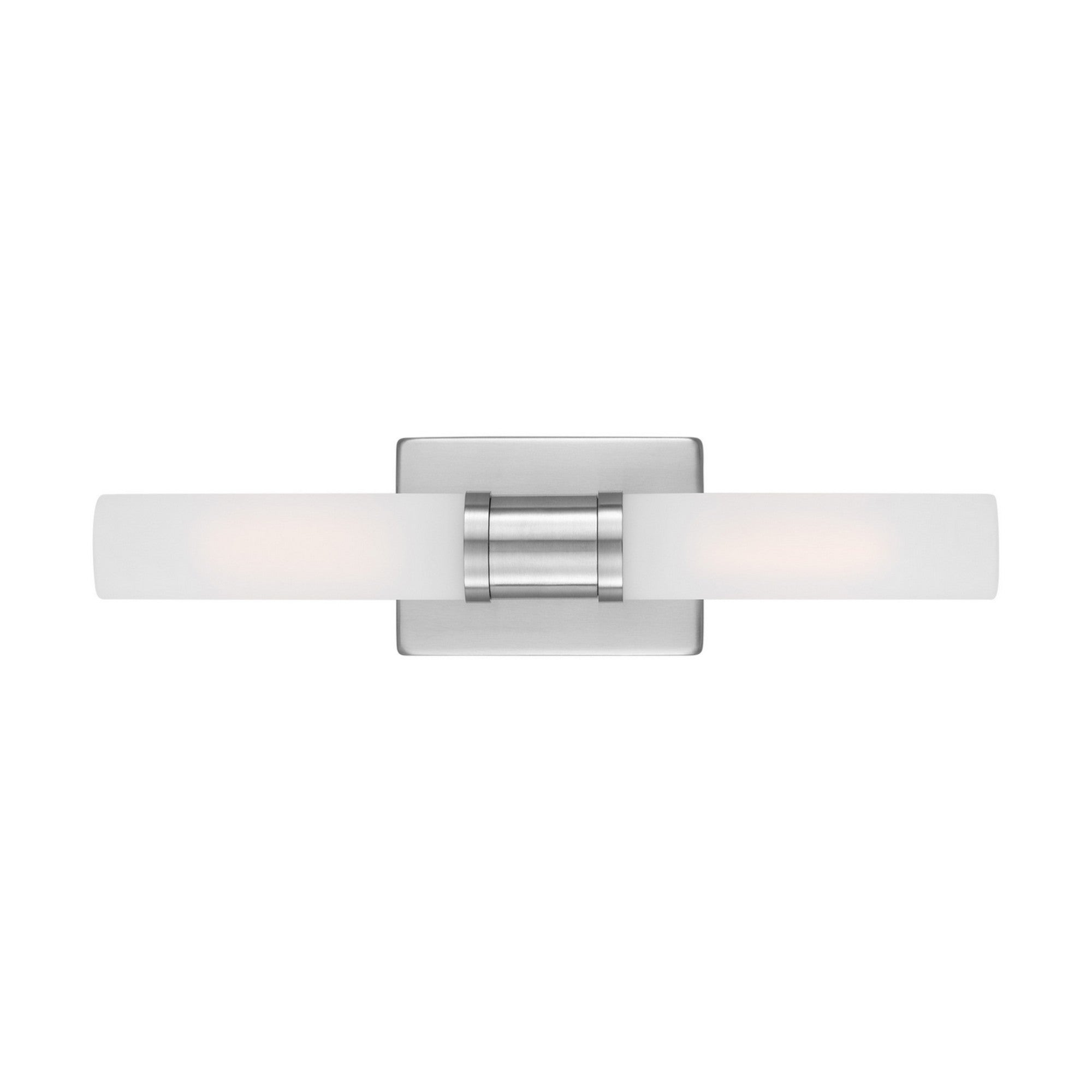 Keaton 20" Medium 2-Light Bathroom Vanity, Brushed Nickel Finish - Bees Lighting