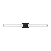 Kiel 38" Large LED Vanity Light, Midnight Black Finish - Bees Lighting