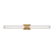 Kiel 38" Large LED Vanity Light, Satin Brass Finish - Bees Lighting