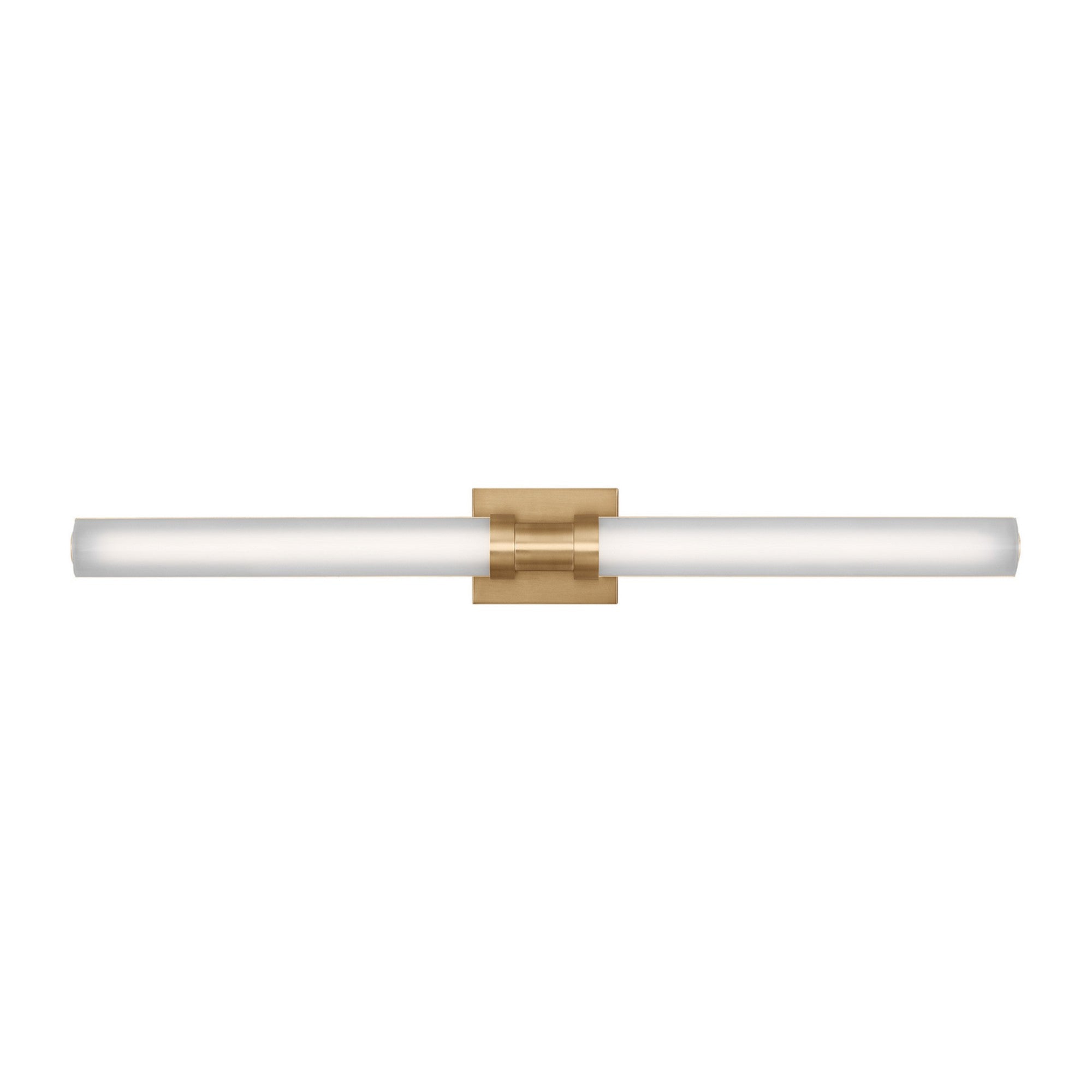 Kiel 38" Large LED Vanity Light, Satin Brass Finish - Bees Lighting