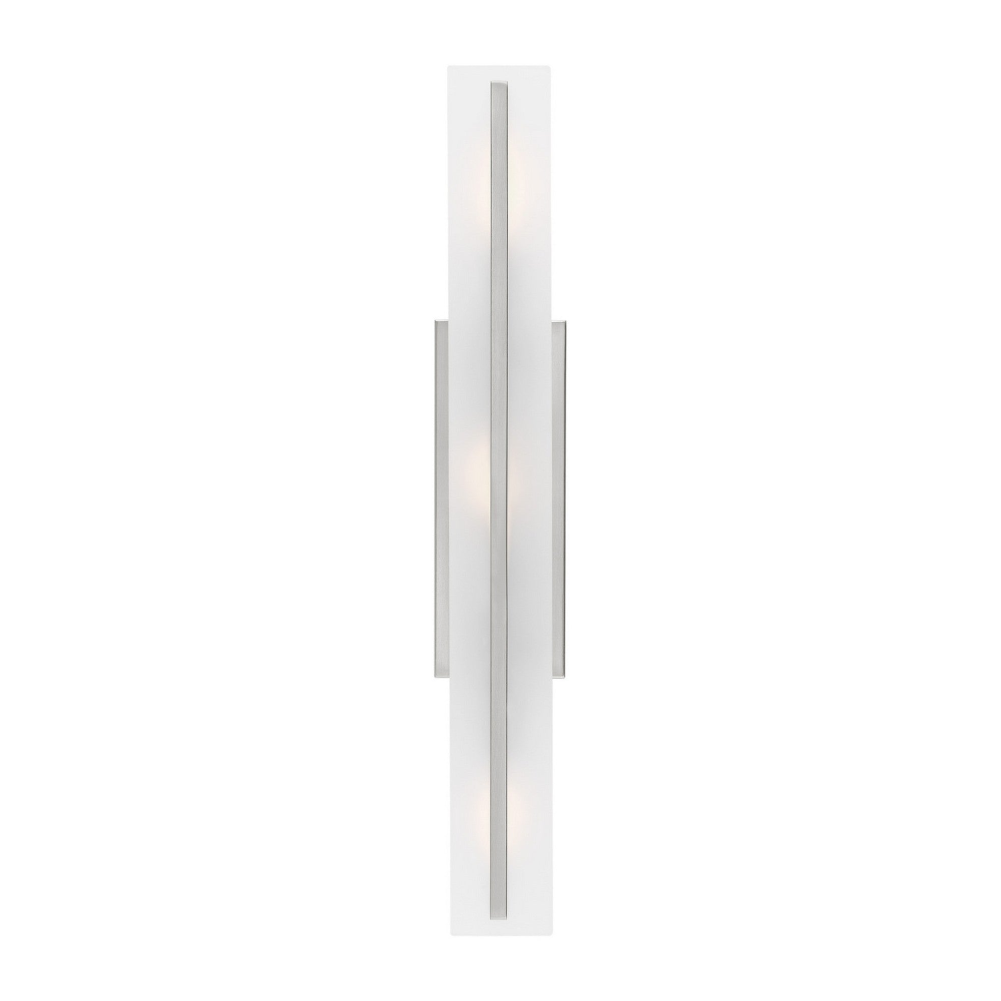 Dex 30" Large 3-Light Bathroom Vanity, Brushed Nickel Finish - Bees Lighting