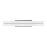 Dex 30" Large 3-Light LED Bathroom Vanity, Chrome Finish - Bees Lighting