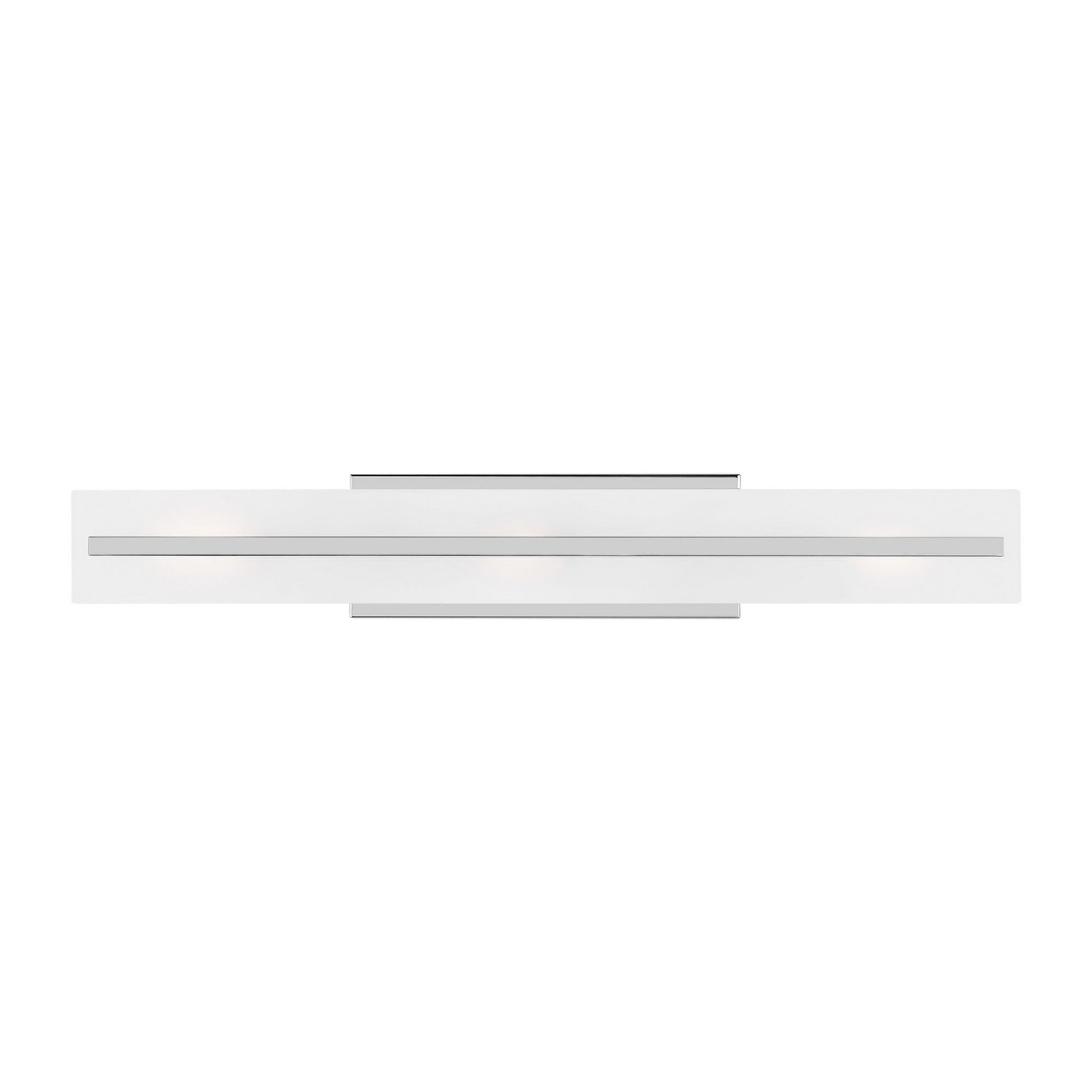 Dex 30" Large 3-Light LED Bathroom Vanity, Chrome Finish - Bees Lighting