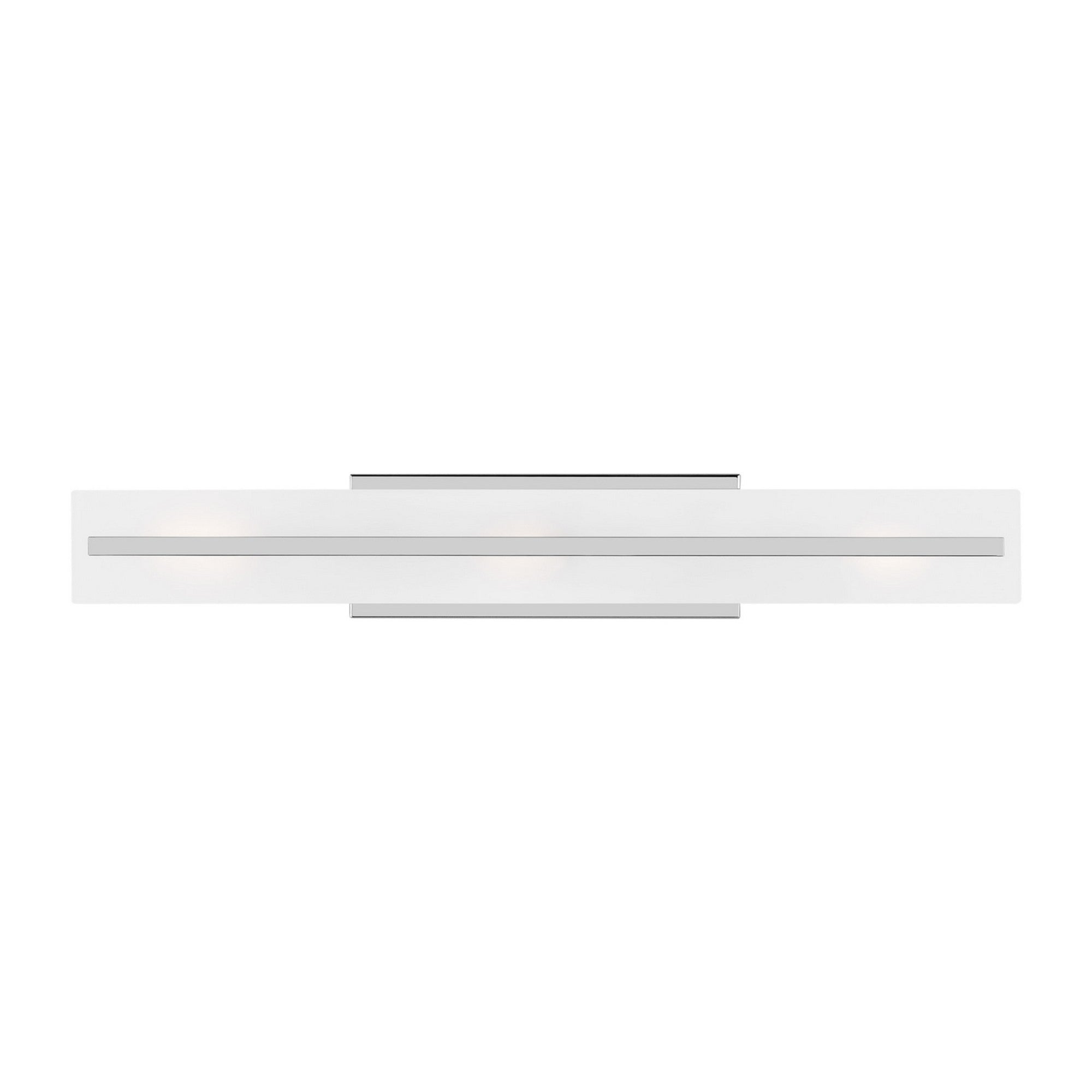 Dex 30" Large 3-Light LED Bathroom Vanity, Chrome Finish - Bees Lighting
