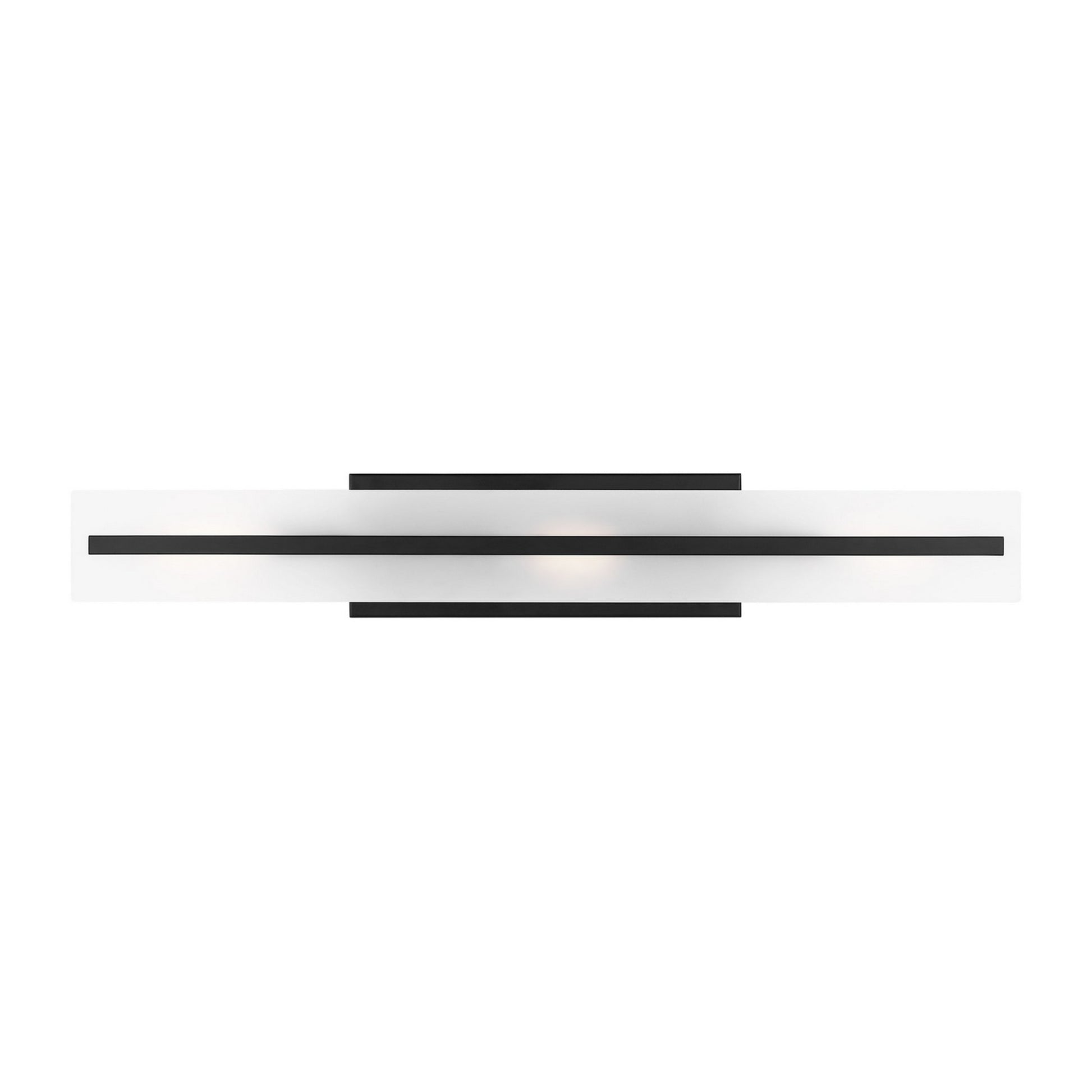 Dex 30" Large 3-Light LED Bathroom Vanity, Midnight Black Finish - Bees Lighting
