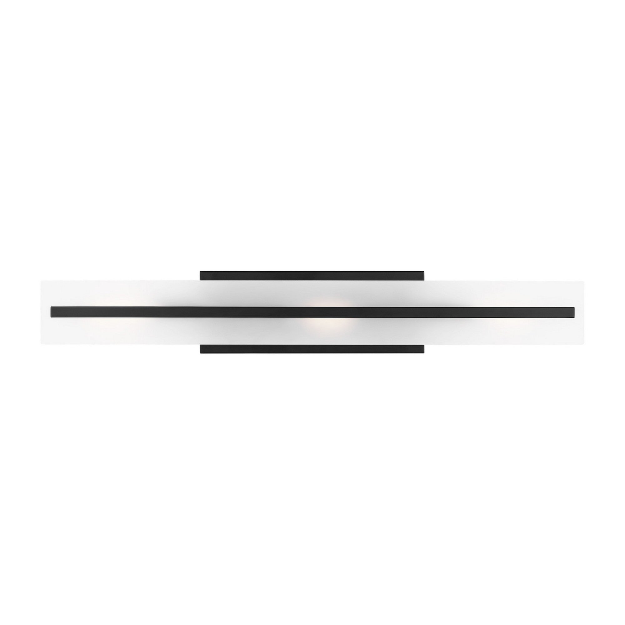 Dex 30" Large 3-Light LED Bathroom Vanity, Midnight Black Finish - Bees Lighting