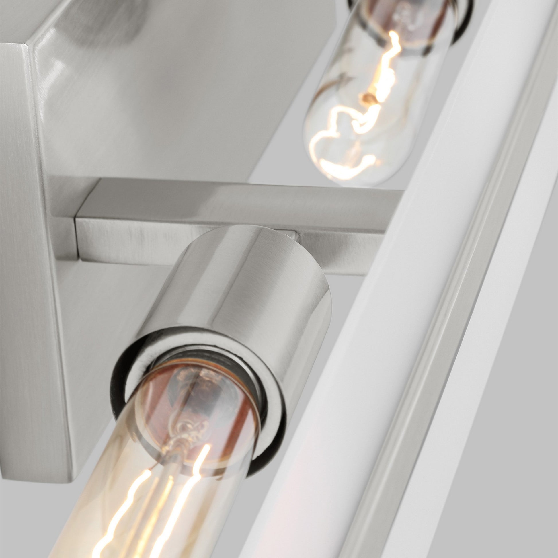 Dex 30" Large 3-Light LED Bathroom Vanity, Brushed Nickel Finish - Bees Lighting