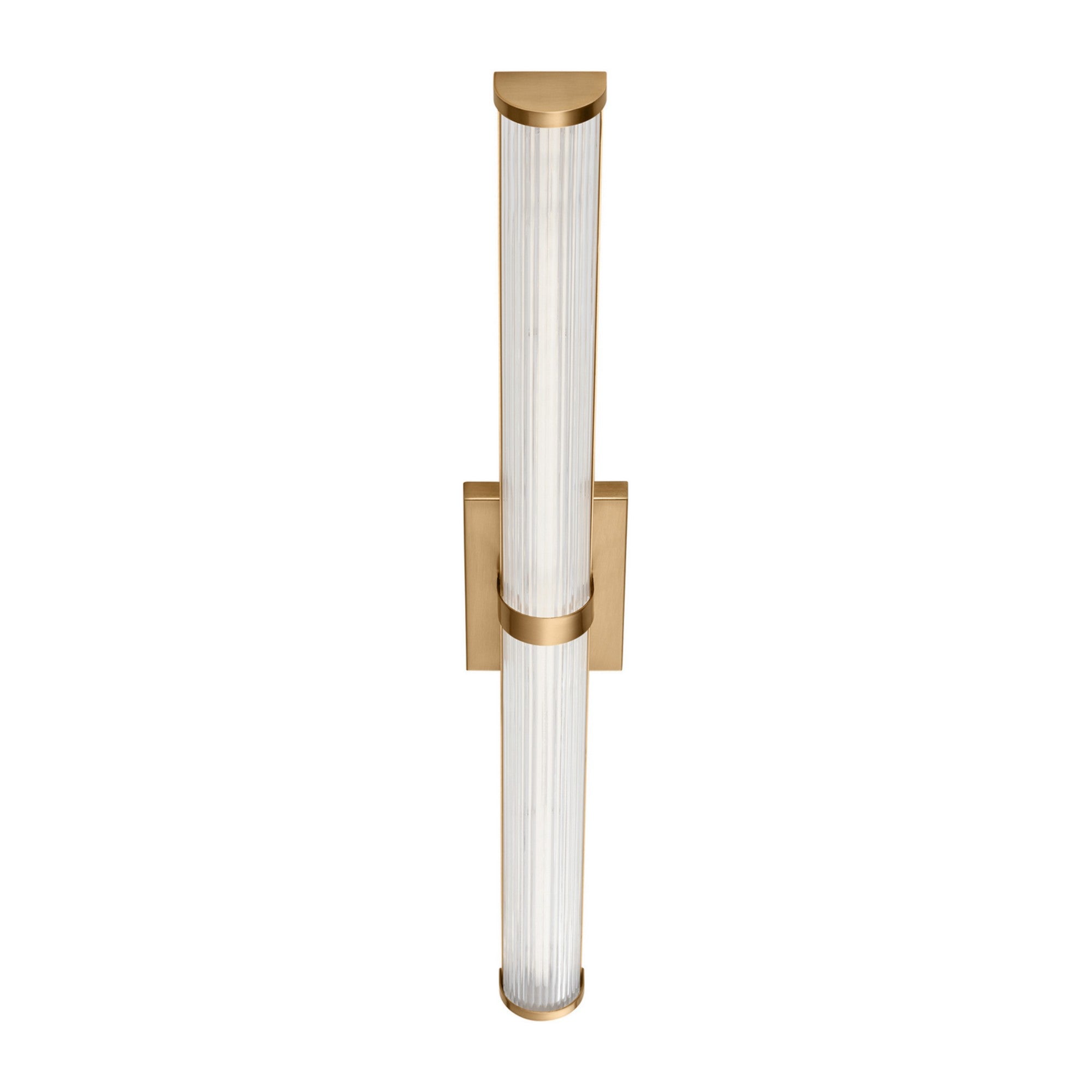 Syden 36" Large LED Wall/Bath Light, Satin Brass Finish - Bees Lighting