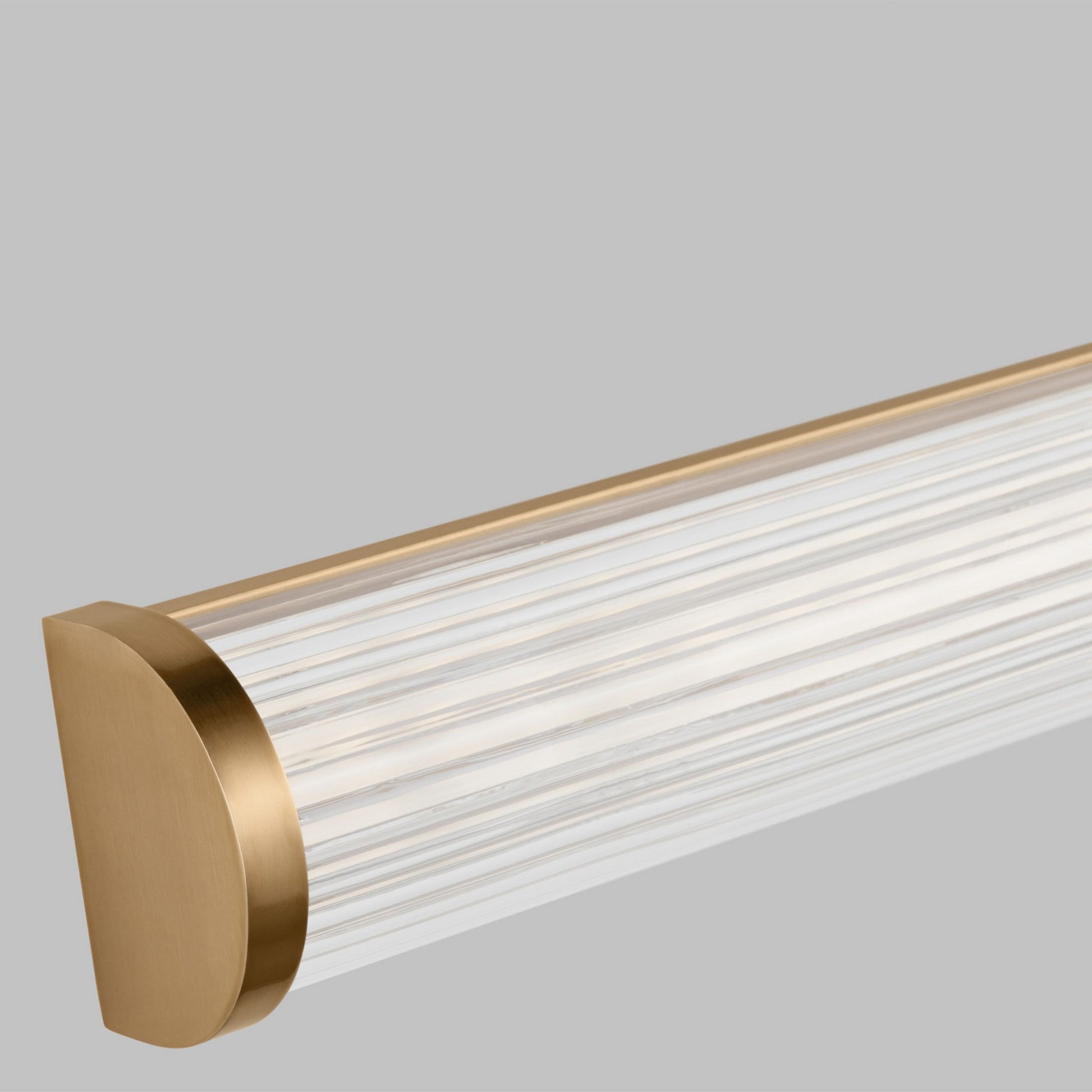 Syden 36" Large LED Wall/Bath Light, Satin Brass Finish - Bees Lighting