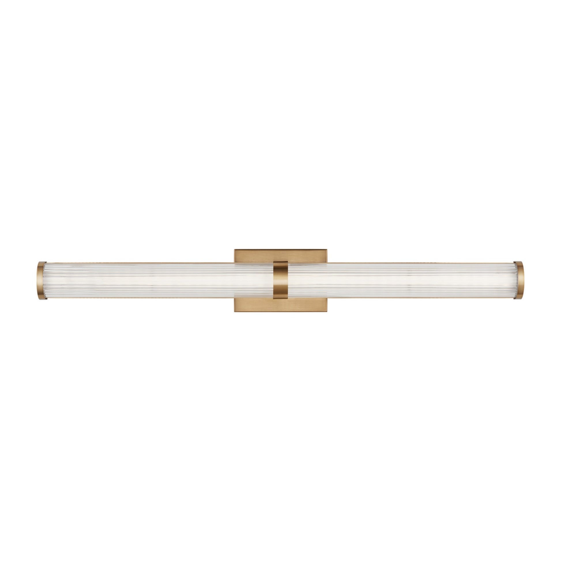 Syden 36" Large LED Wall/Bath Light, Satin Brass Finish - Bees Lighting