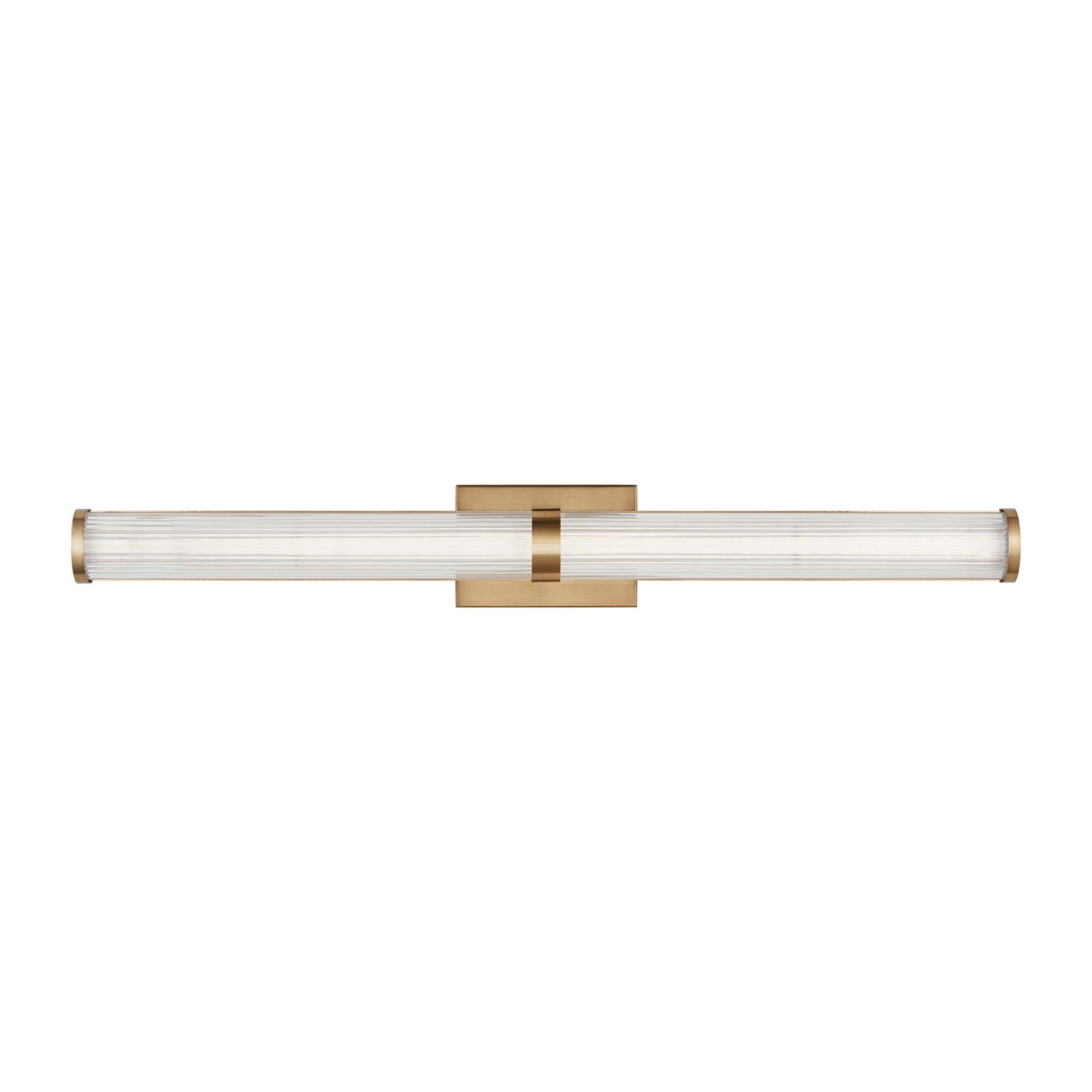 Syden 36" Large LED Wall/Bath Light, Satin Brass Finish - Bees Lighting