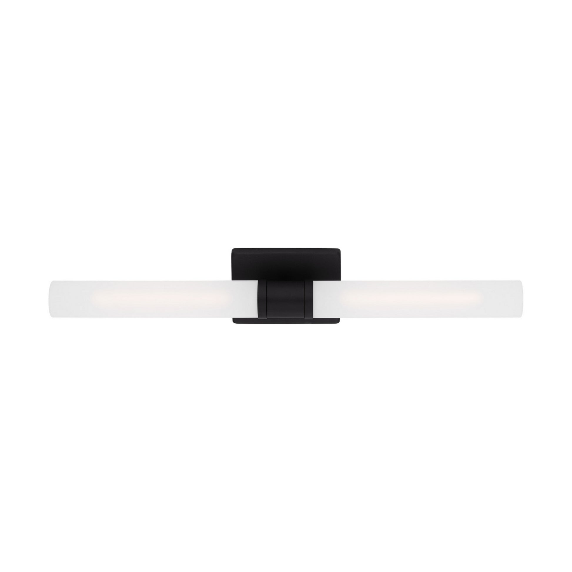 Keaton 30" Large 2-Light Bathroom Vanity, Midnight Black Finish - Bees Lighting
