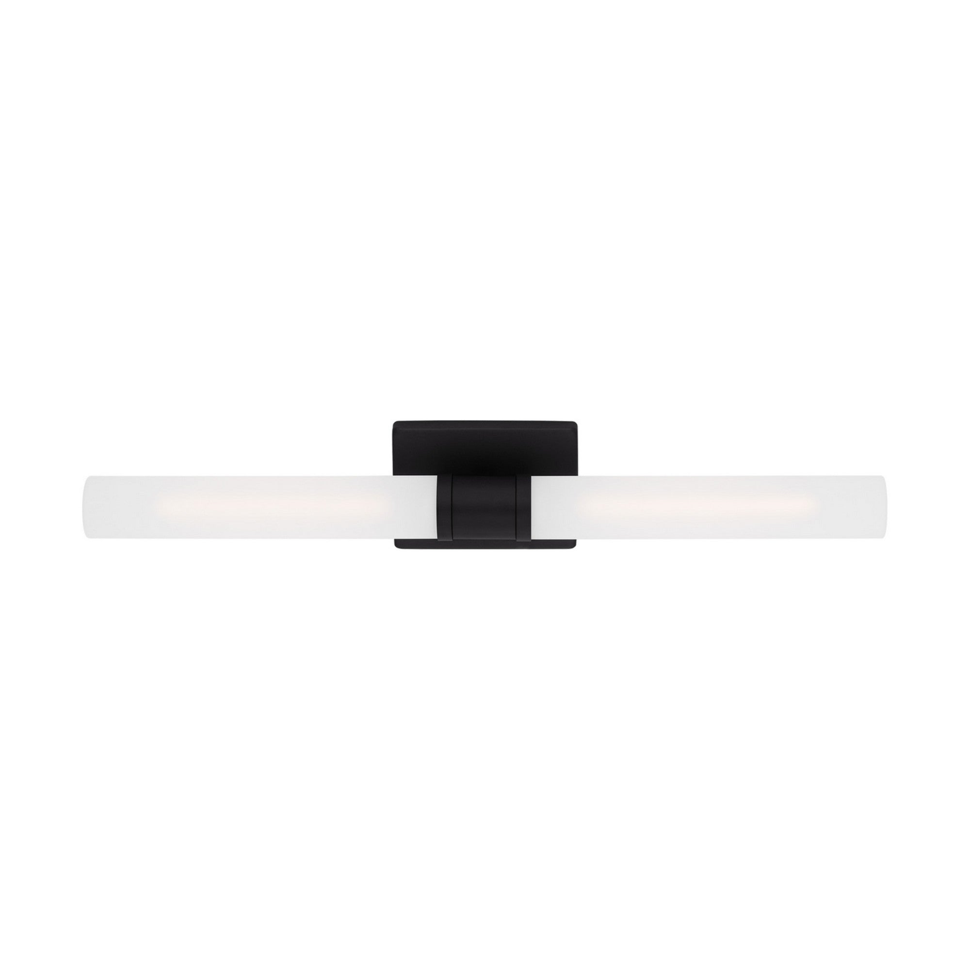 Keaton 30" Large 2-Light Bathroom Vanity, Midnight Black Finish - Bees Lighting