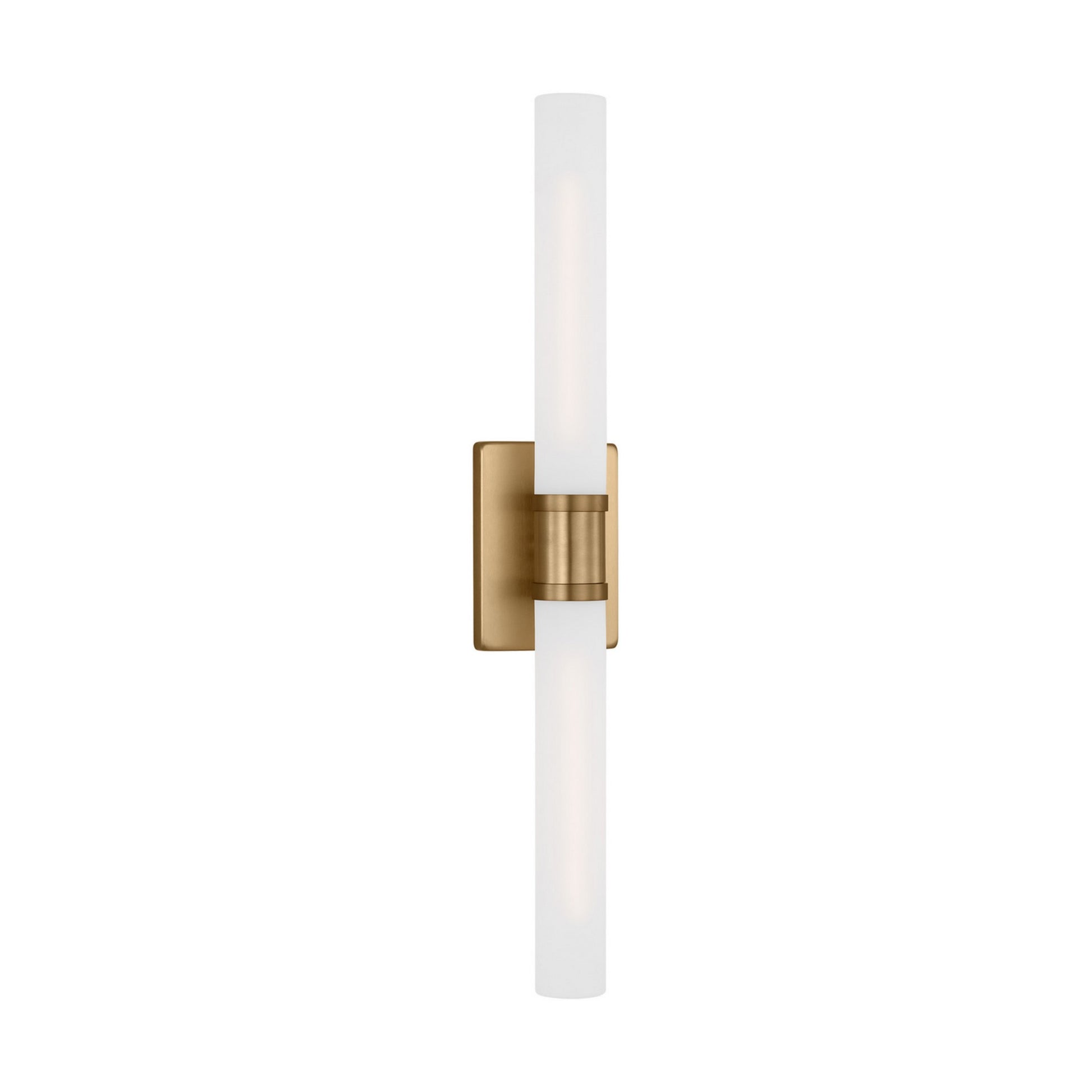 Keaton 30" Large 2-Light Bathroom Vanity, Satin Brass Finish - Bees Lighting