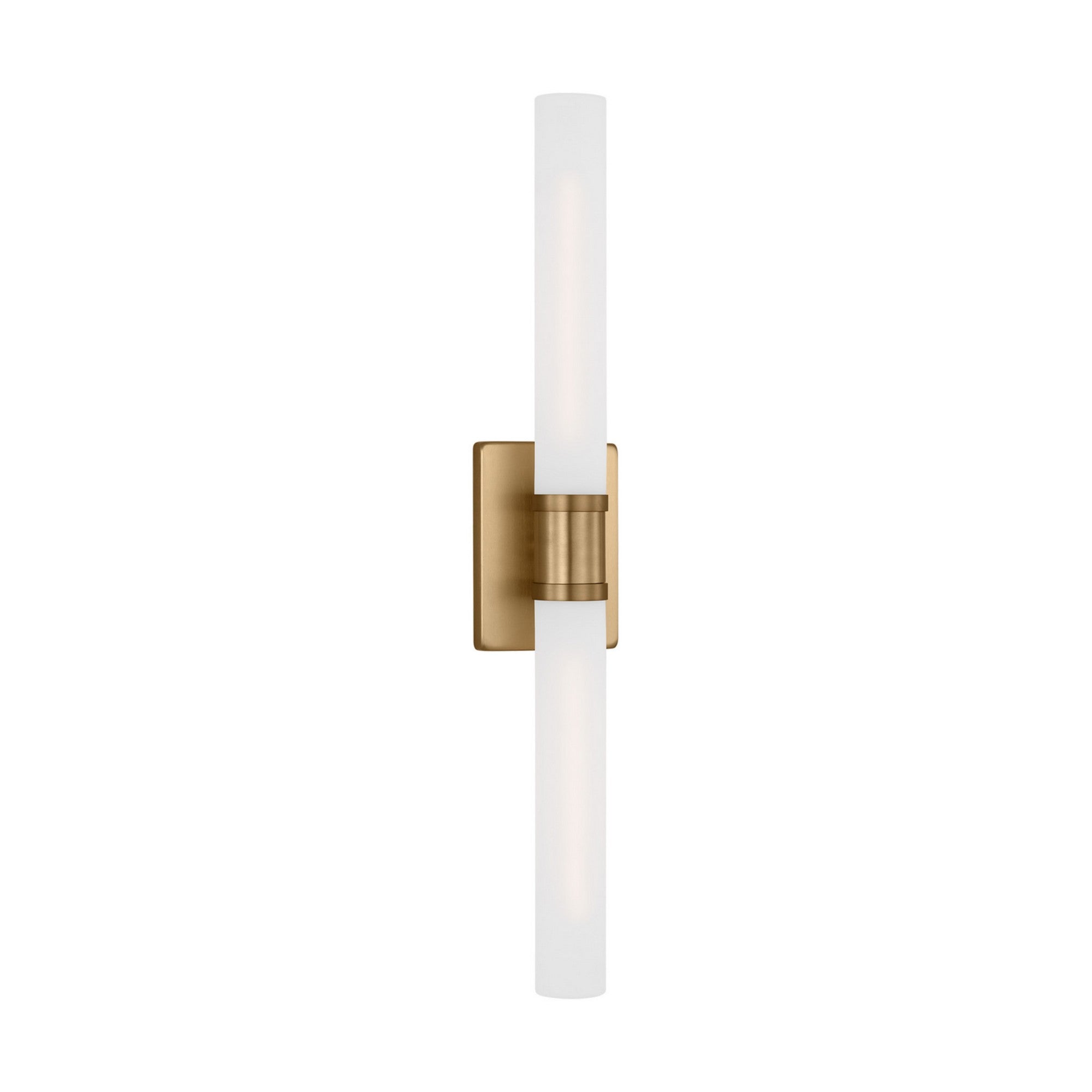 Keaton 30" Large 2-Light Bathroom Vanity, Satin Brass Finish - Bees Lighting