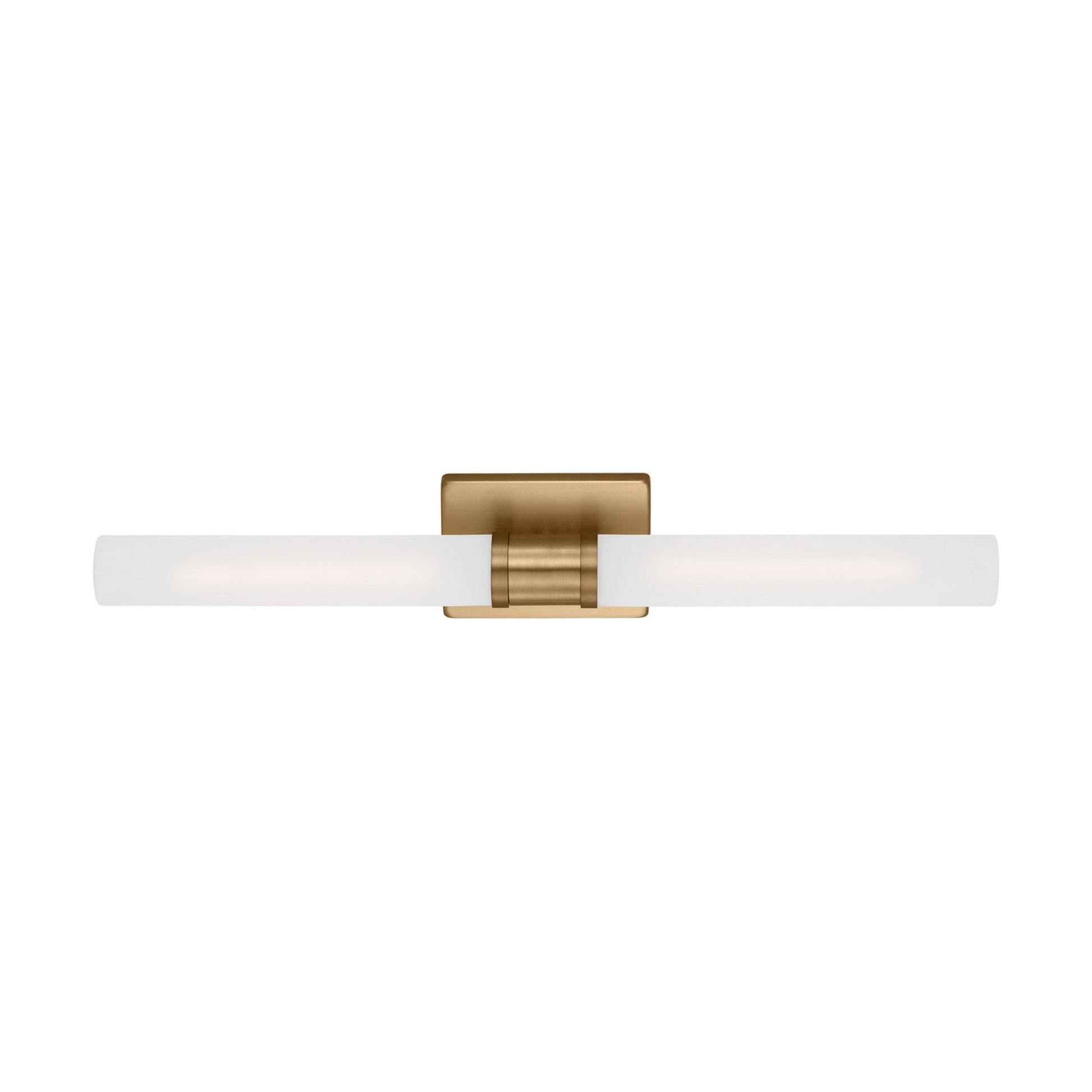 Keaton 30" Large 2-Light Bathroom Vanity, Satin Brass Finish - Bees Lighting