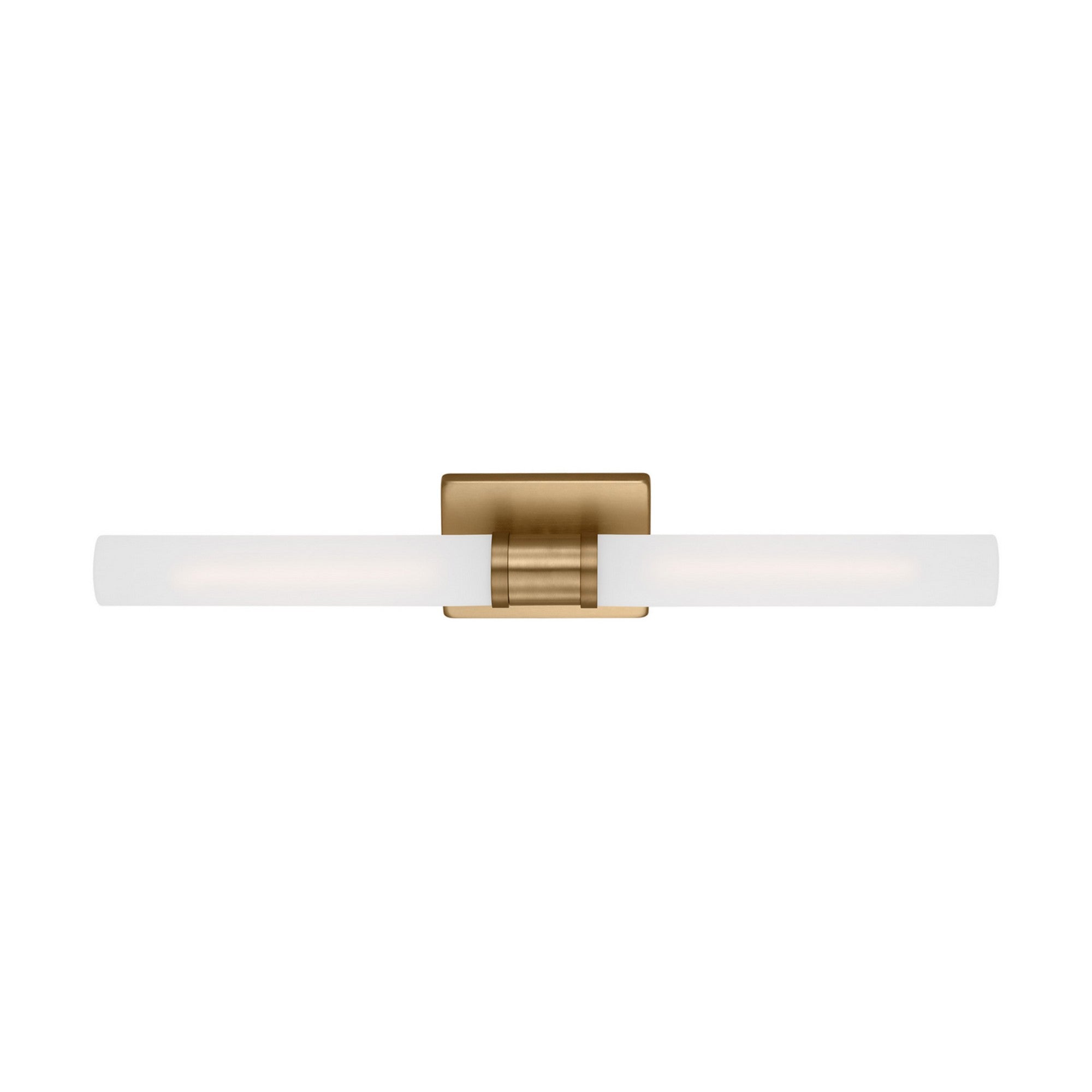 Keaton 30" Large 2-Light Bathroom Vanity, Satin Brass Finish - Bees Lighting
