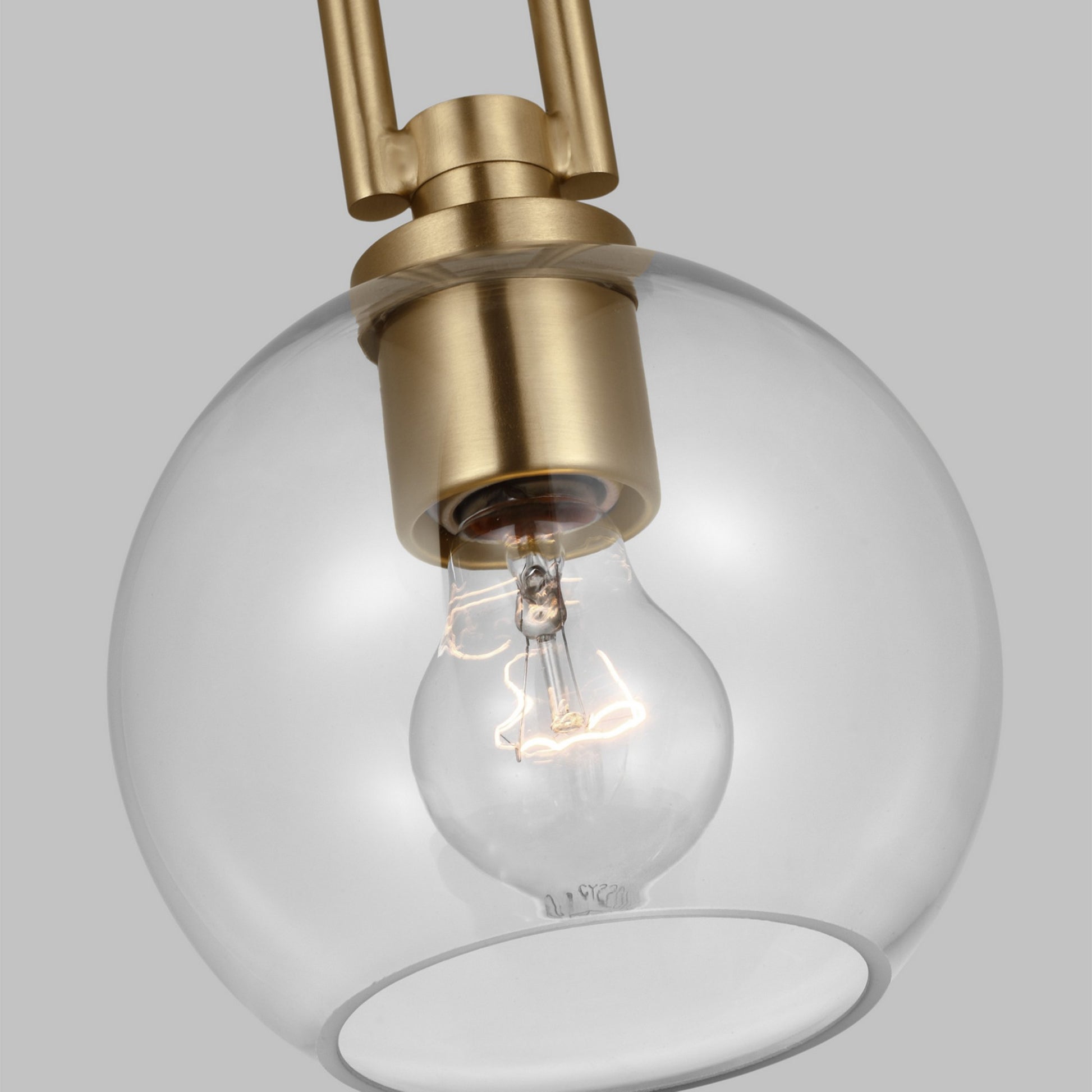 Codyn 10" Mini Pendant, Satin Brass Finish - Bees Lighting