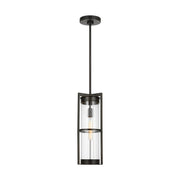 Alcona 18" Outdoor Pendant Lantern, Antique Bronze Finish - Bees Lighting