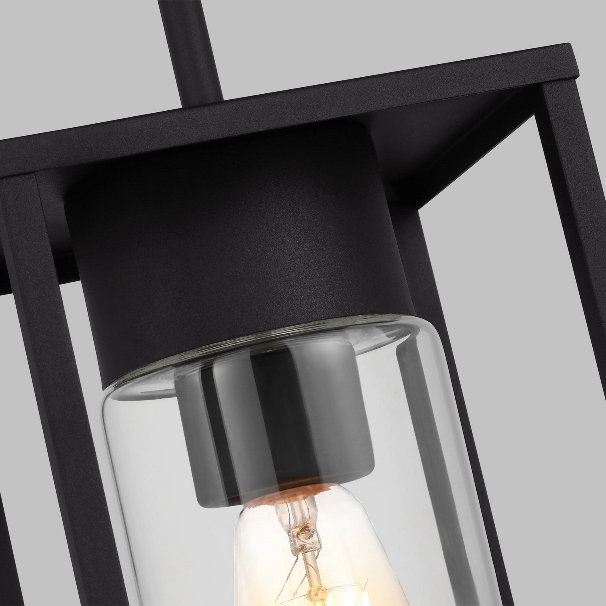 Vado 12" Outdoor Pendant Lantern, Black Finish - Bees Lighting