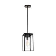 Vado 12" Outdoor Pendant Lantern, Antique Bronze Finish - Bees Lighting