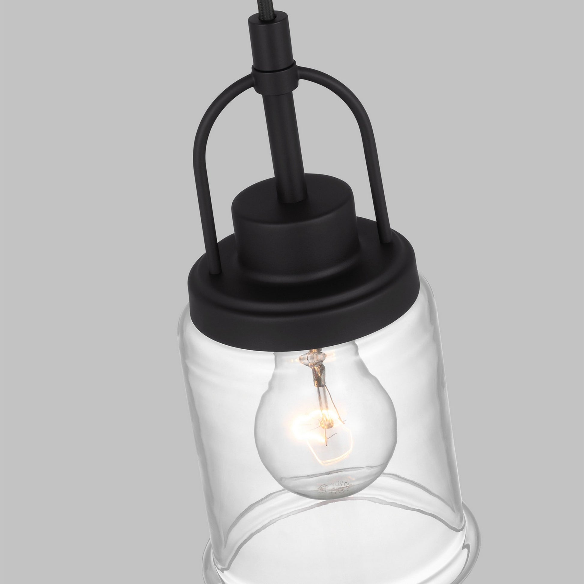 Anders 5" Mini Pendant, Midnight Black Finish - Bees Lighting