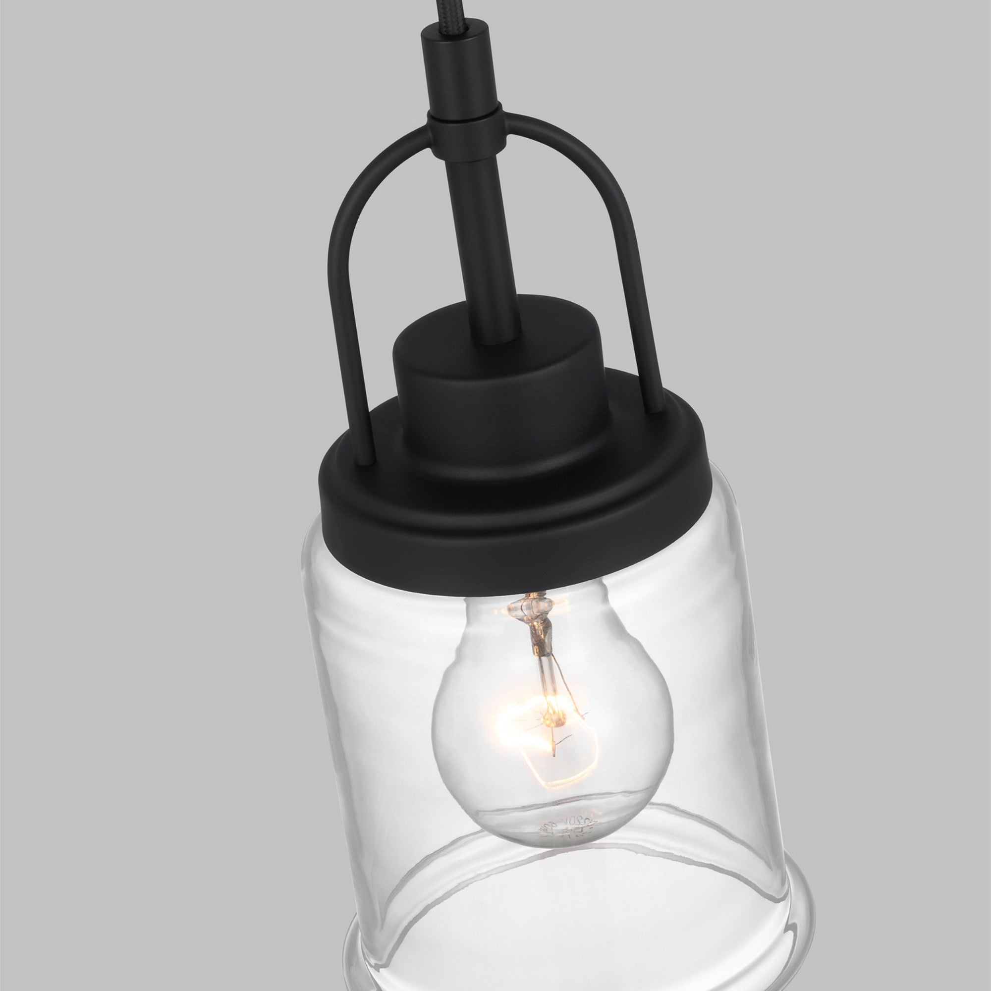 Anders 5" Mini Pendant, Midnight Black Finish - Bees Lighting