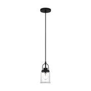 Anders 5" Mini Pendant, Midnight Black Finish - Bees Lighting