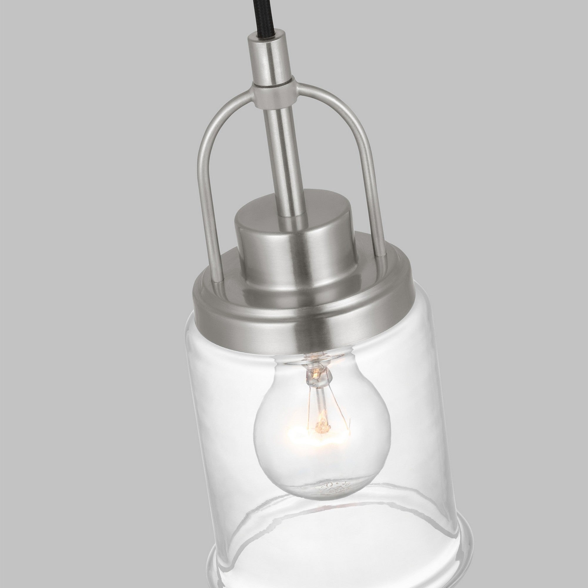 Anders 5" Mini Pendant, Brushed Nickel Finish - Bees Lighting