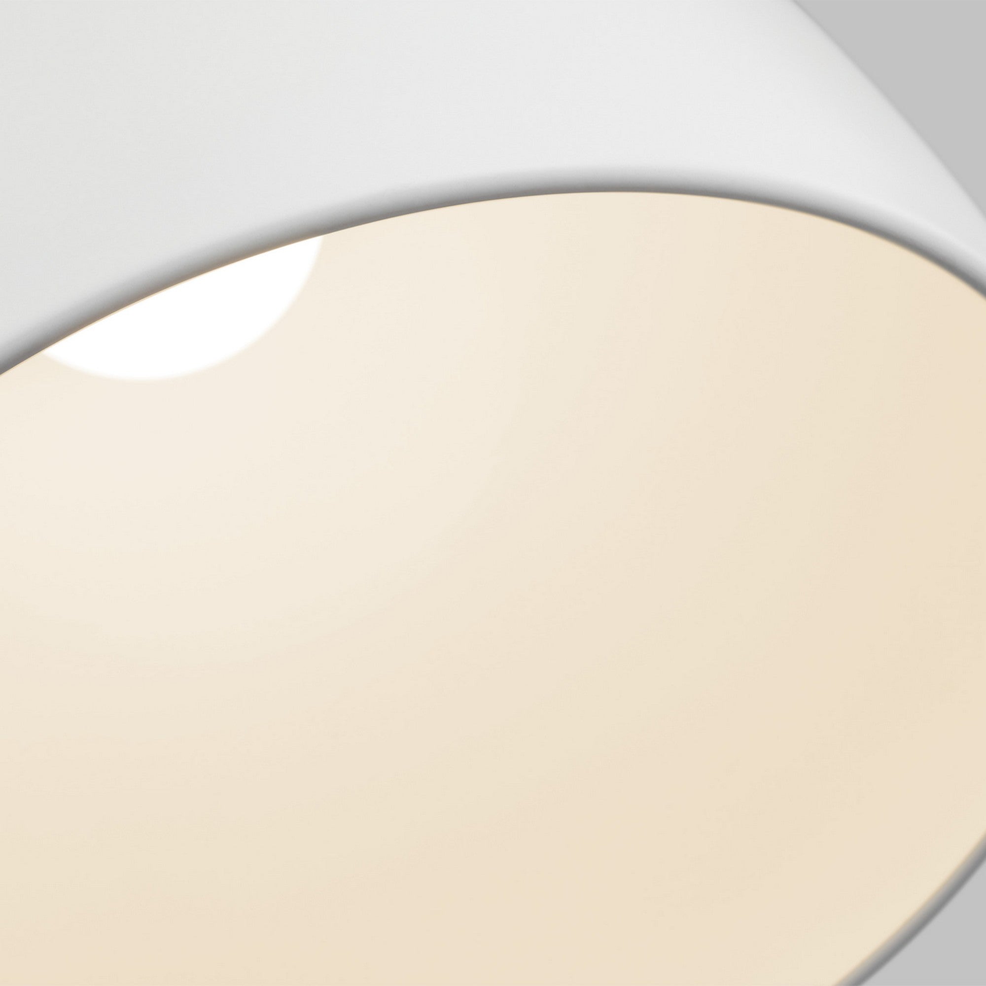 Oden 12" Small Pendant, Matte White Finish - Bees Lighting