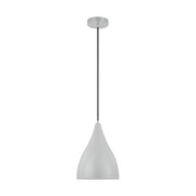 Oden 12" Small Pendant, Matte Grey Finish - Bees Lighting