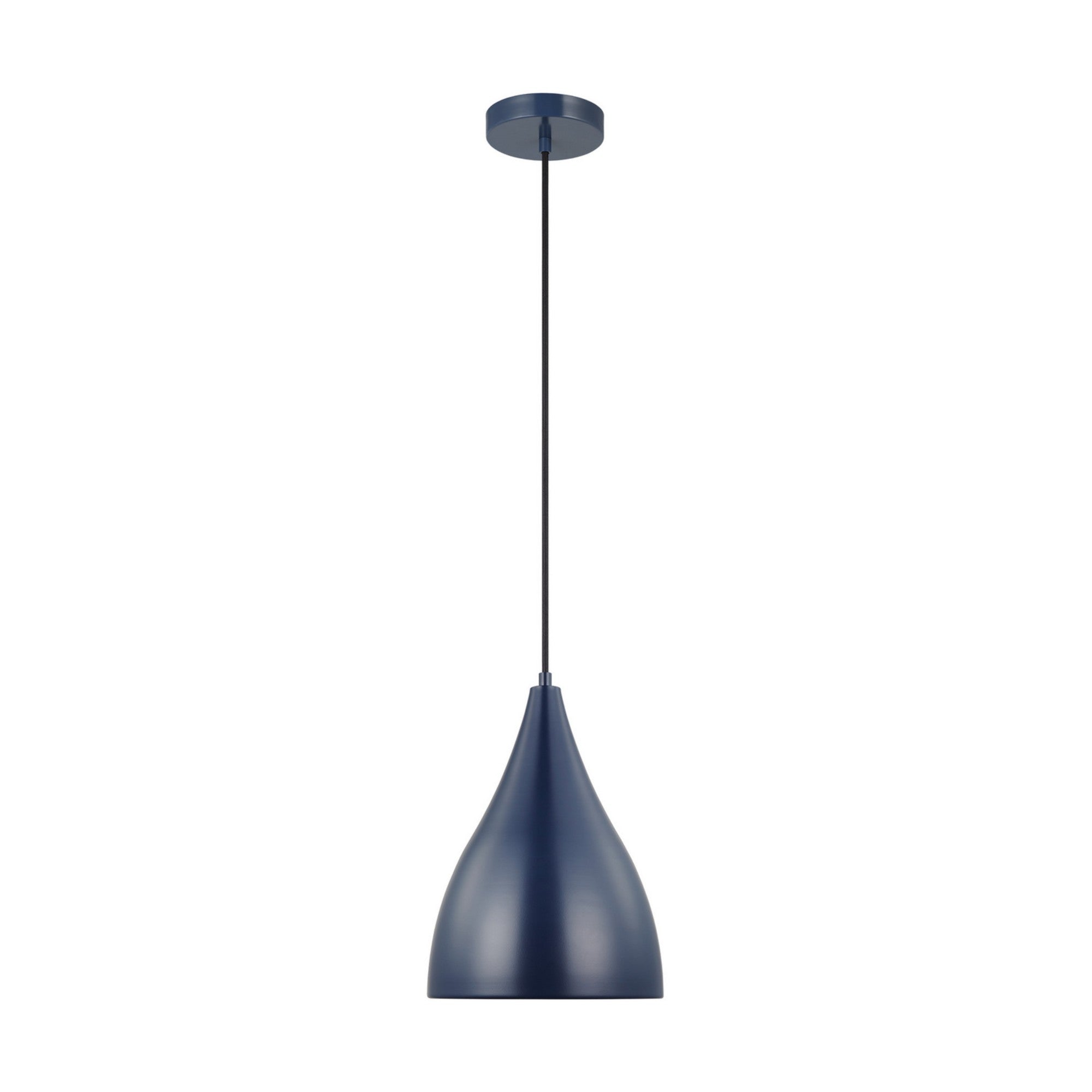 Oden 12" Small Pendant, Navy Finish - Bees Lighting