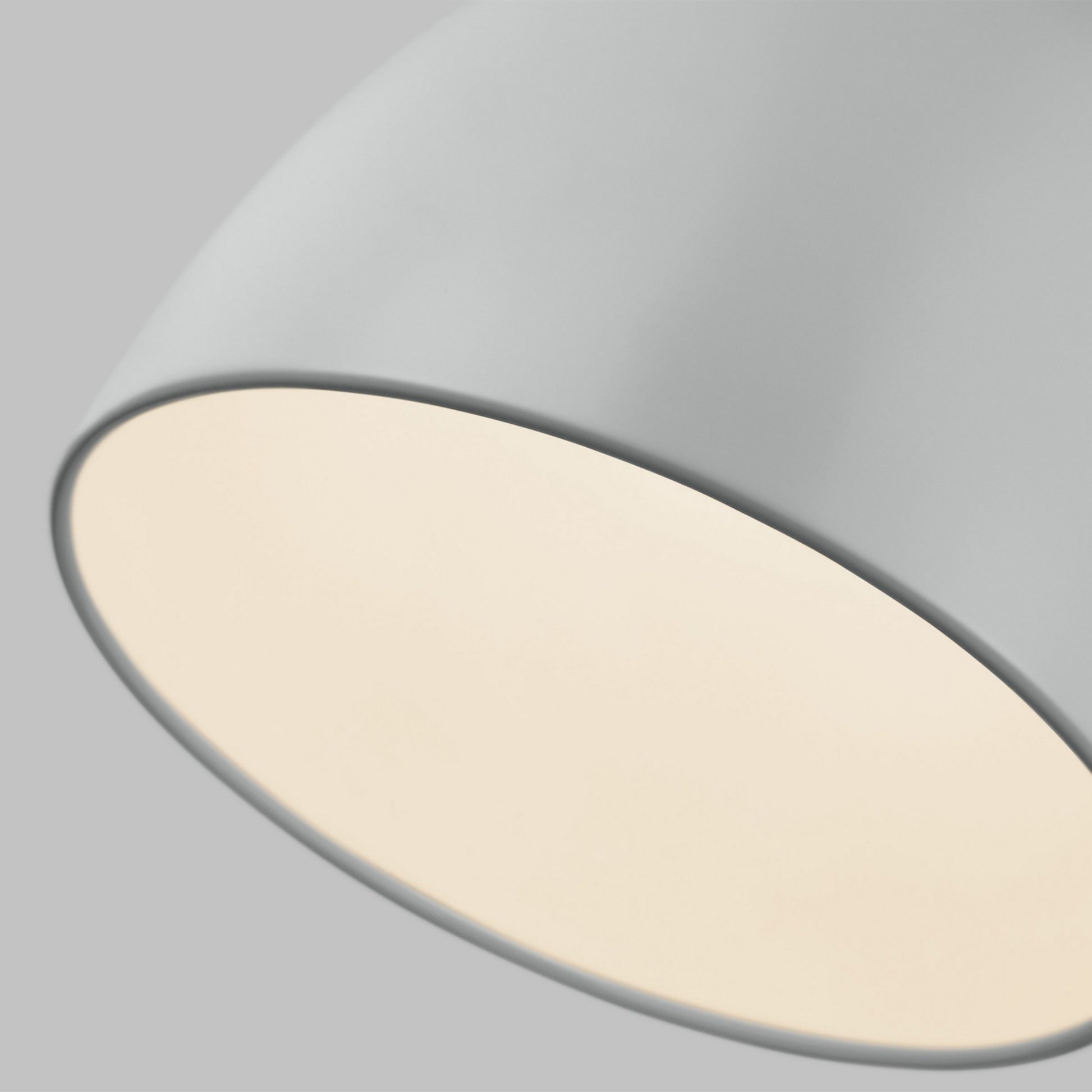 Oden 12" LED Small Pendant, Matte Grey Finish - Bees Lighting