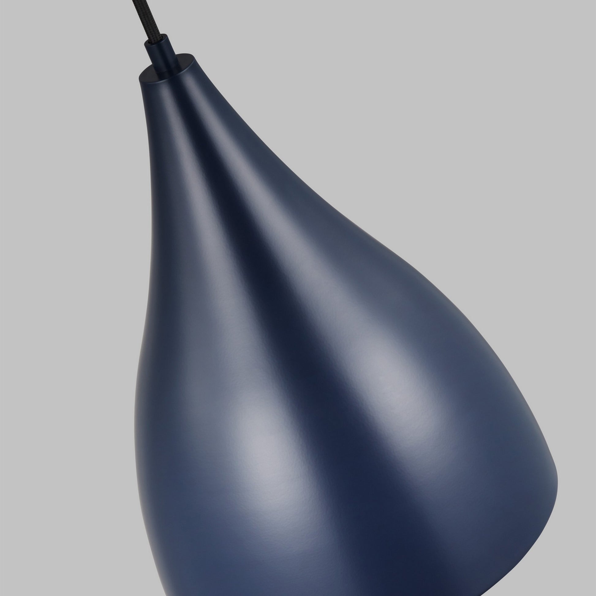 Oden 12" LED Small Pendant, Navy Finish - Bees Lighting
