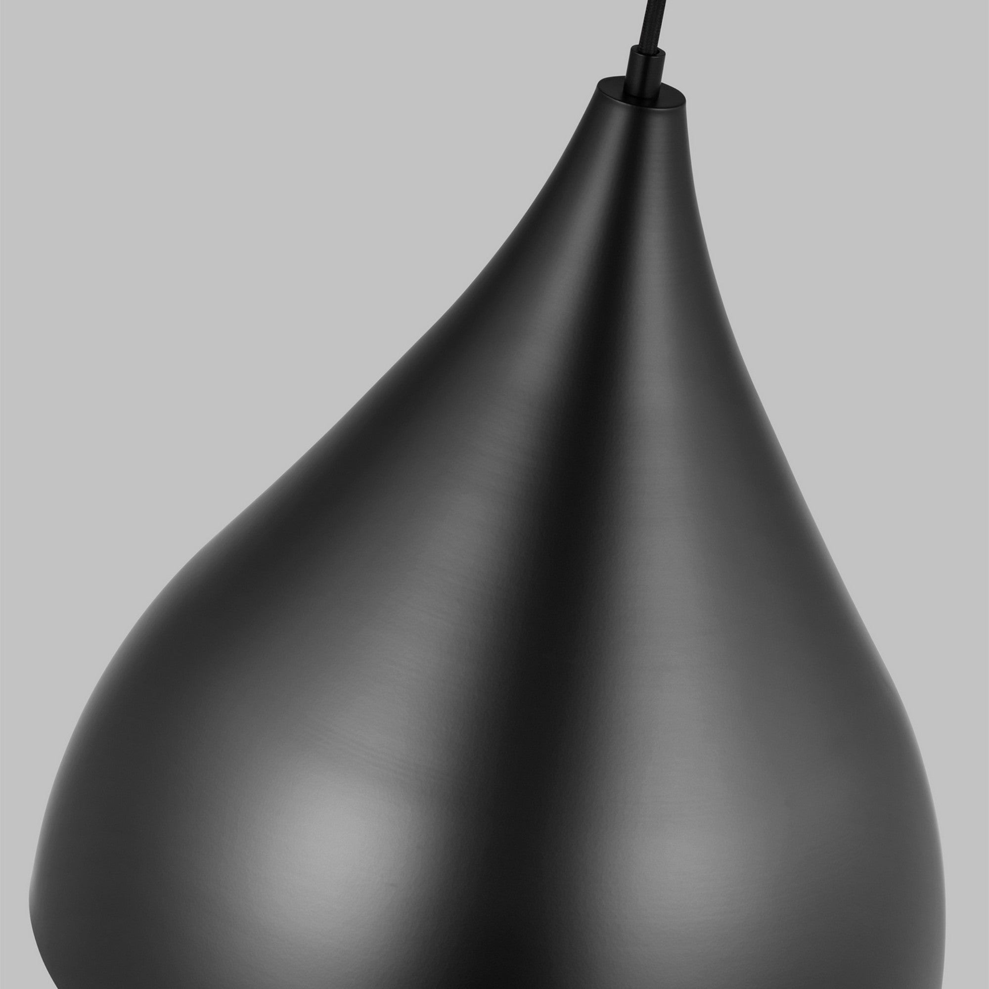 Oden 14" Medium Pendant, Midnight Black Finish - Bees Lighting