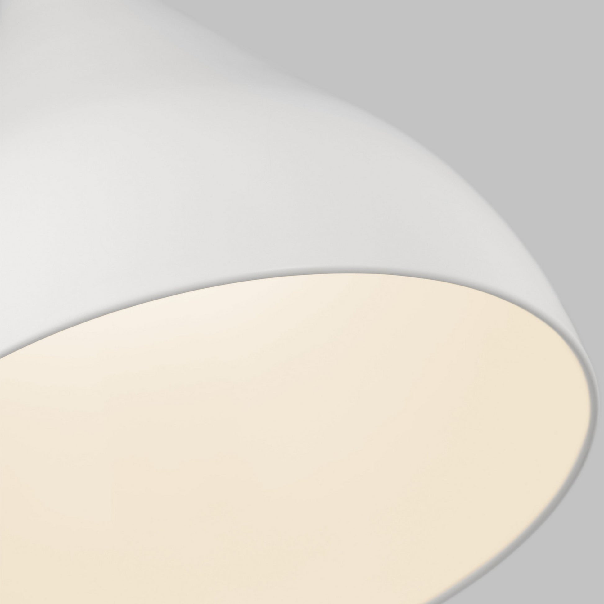 Oden 14" Medium Pendant, Matte White Finish - Bees Lighting
