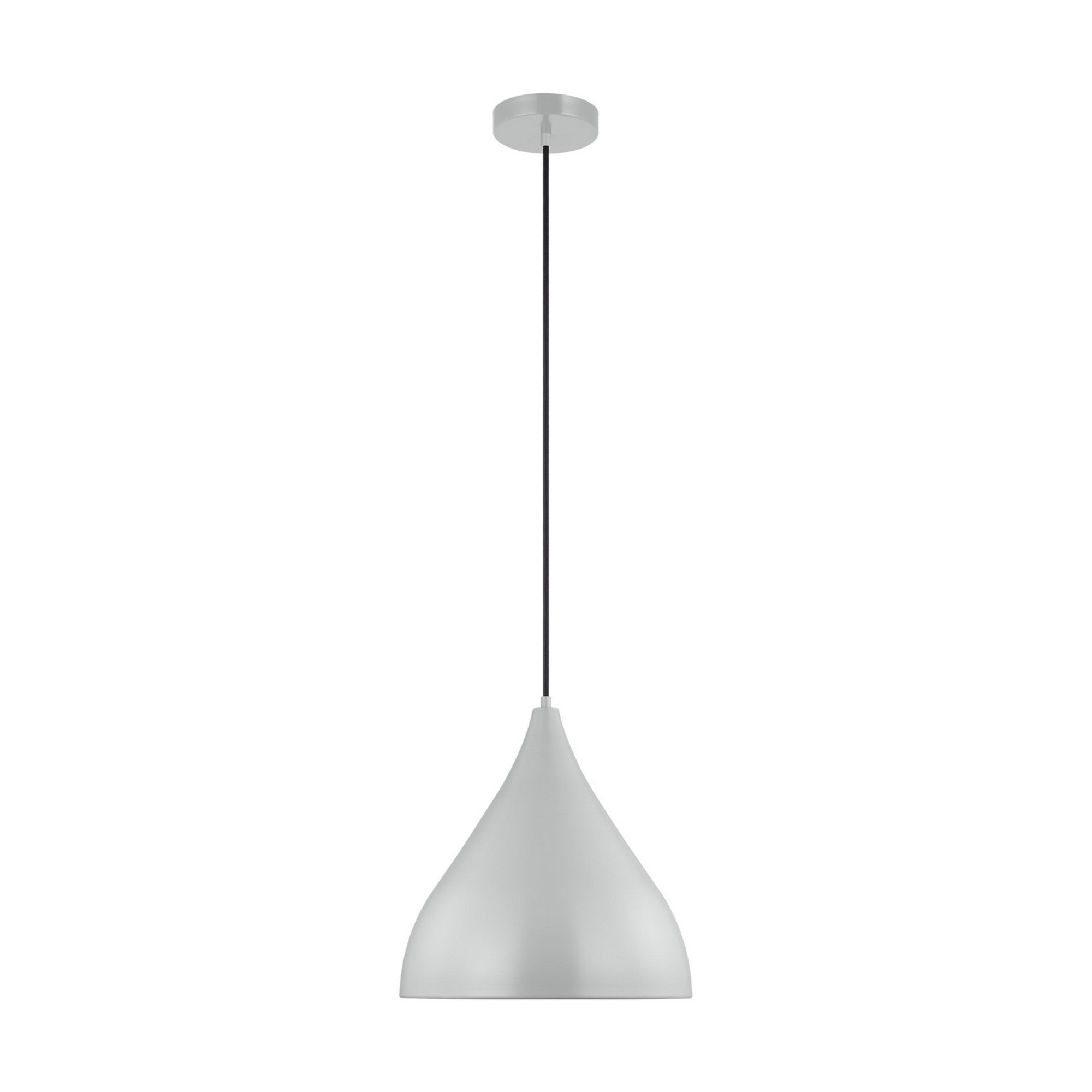 Oden 14" Medium Pendant, Matte Grey Finish - Bees Lighting