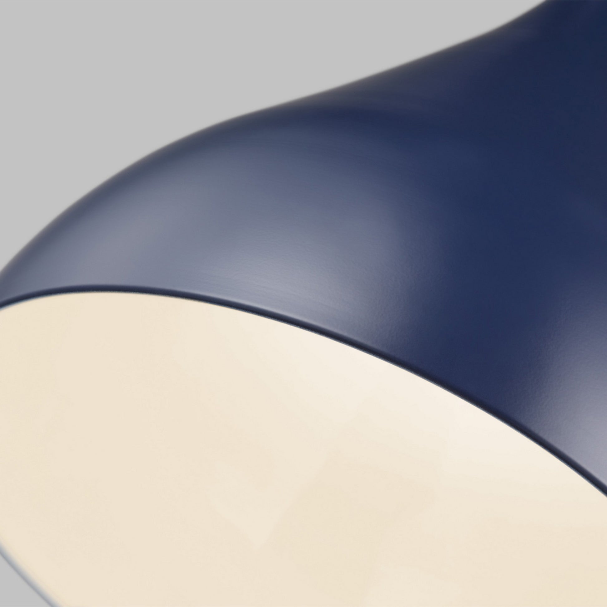 Oden 14" LED Medium Pendant, Navy Finish - Bees Lighting