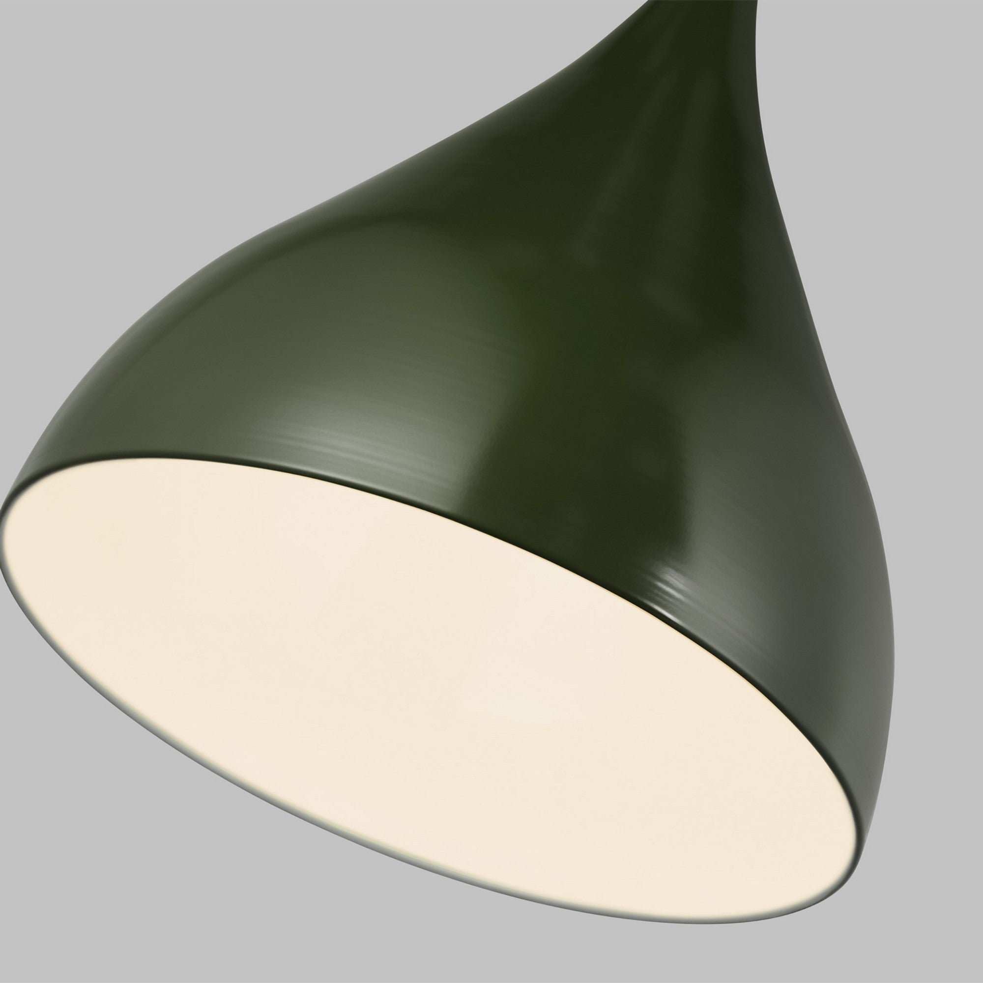 Oden 14" LED Medium Pendant, Olive Finish - Bees Lighting