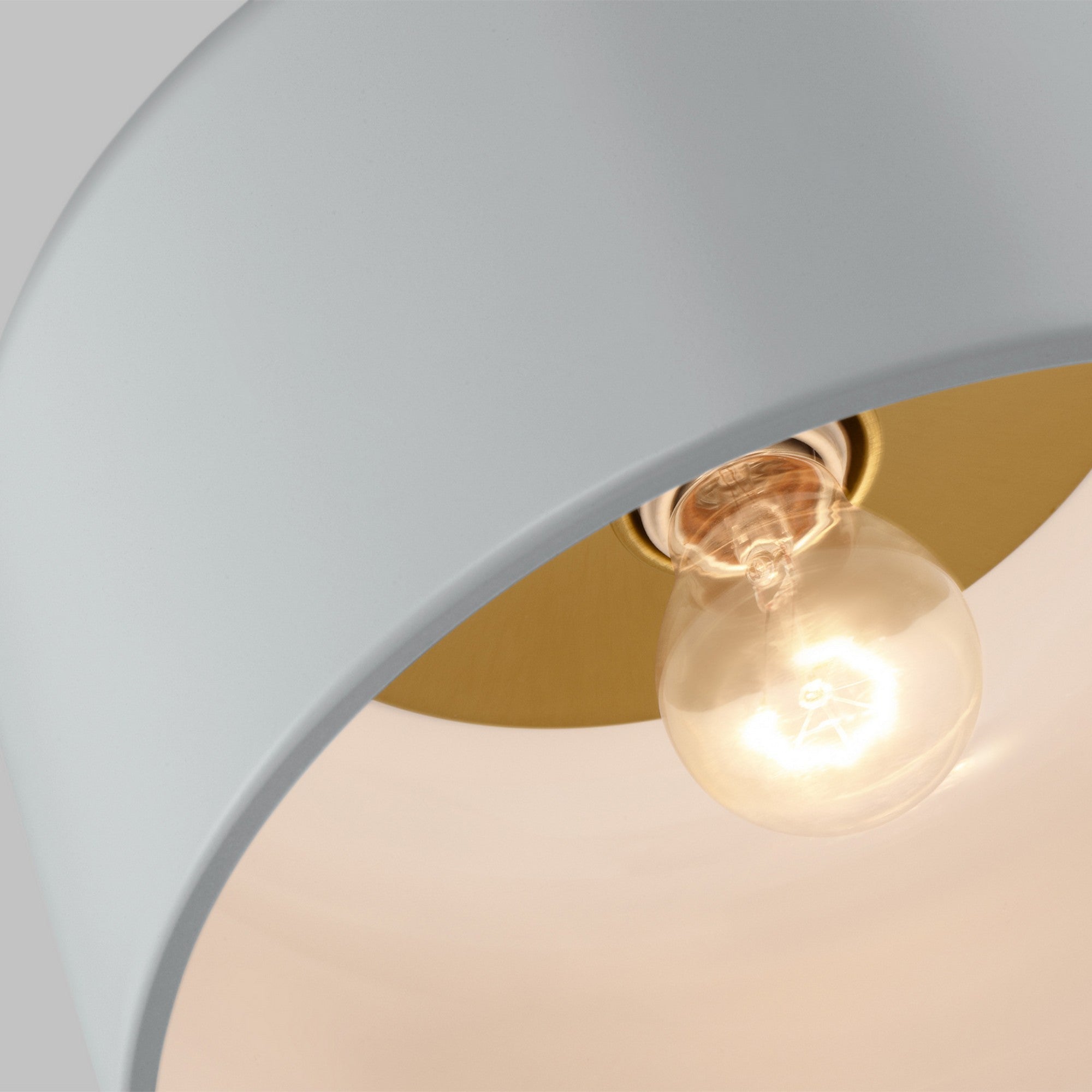 Malone 11" Small Flush Mount, Matte Grey Finish - Bees Lighting