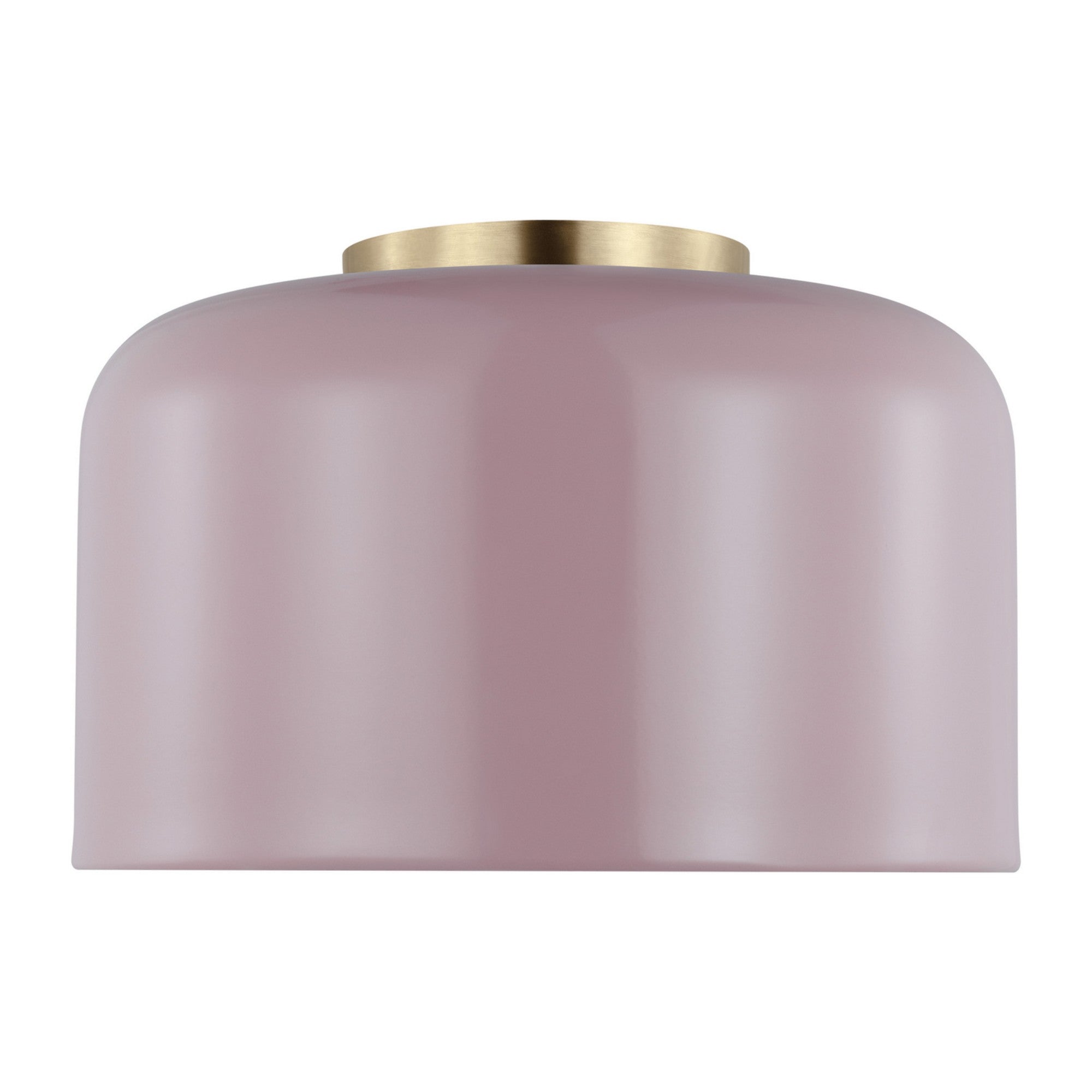 Malone 11" Small Flush Mount, Rose Finish - Bees Lighting