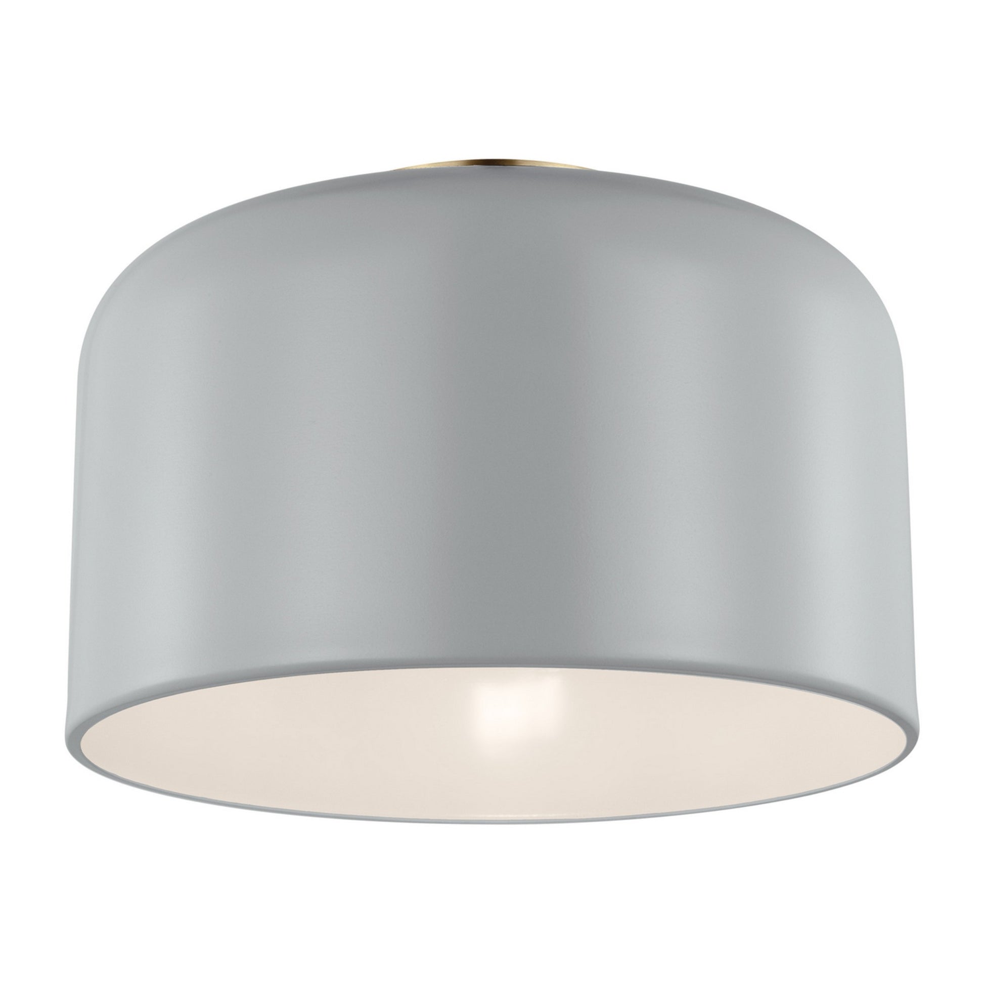 Malone 11" LED Small Flush Mount, Matte Grey Finish - Bees Lighting