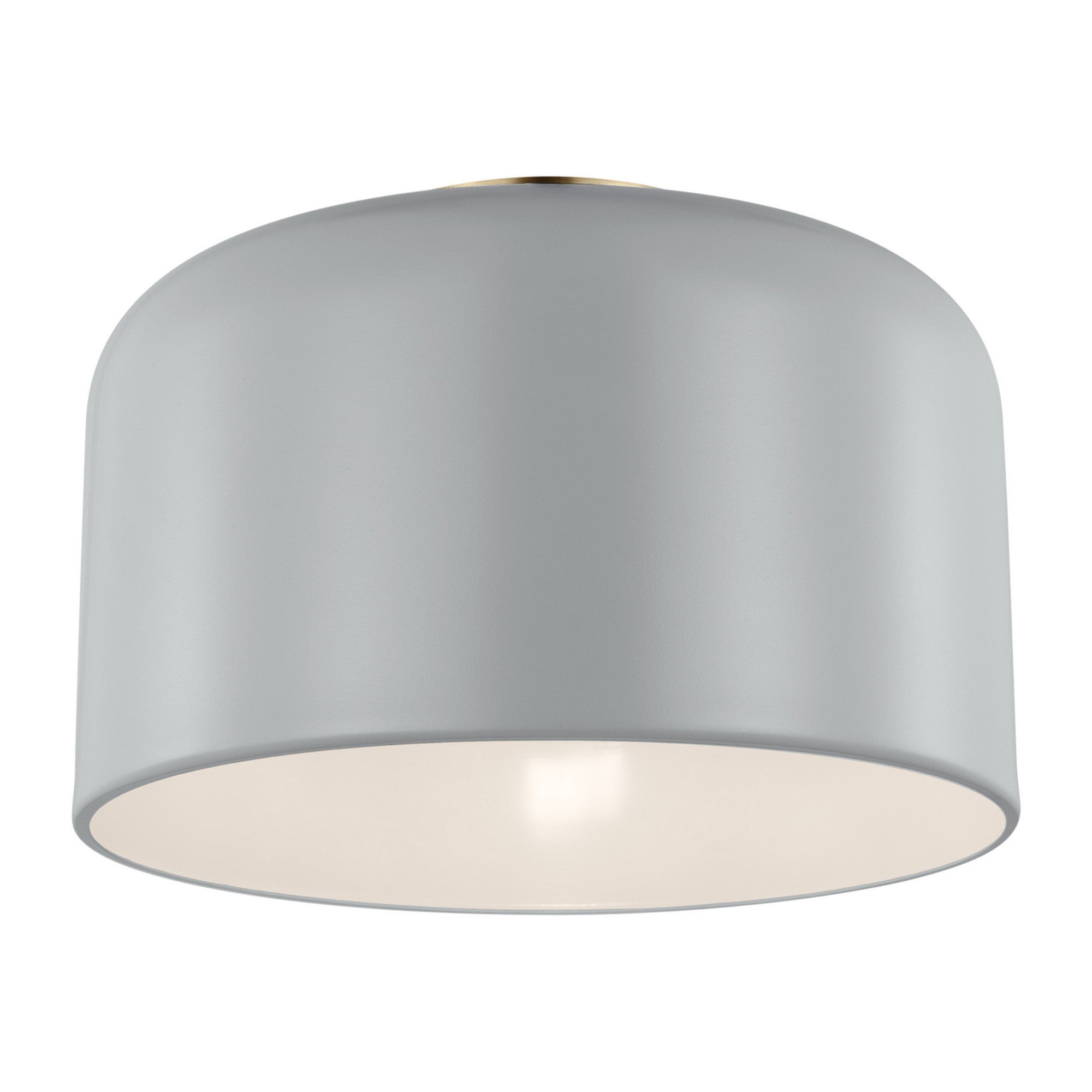 Malone 11" LED Small Flush Mount, Matte Grey Finish - Bees Lighting
