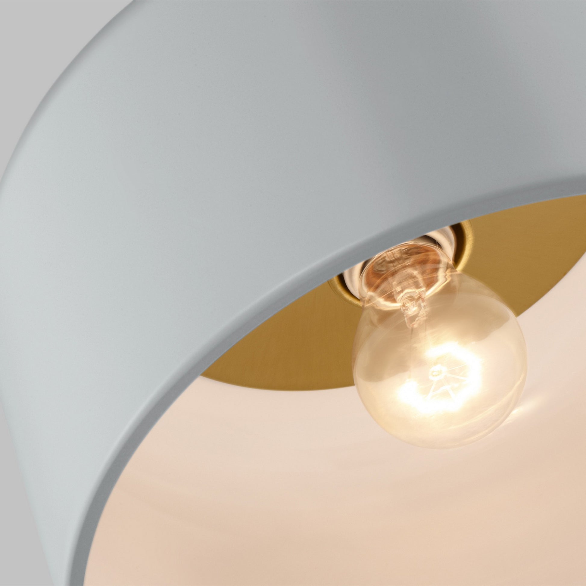 Malone 11" LED Small Flush Mount, Matte Grey Finish - Bees Lighting