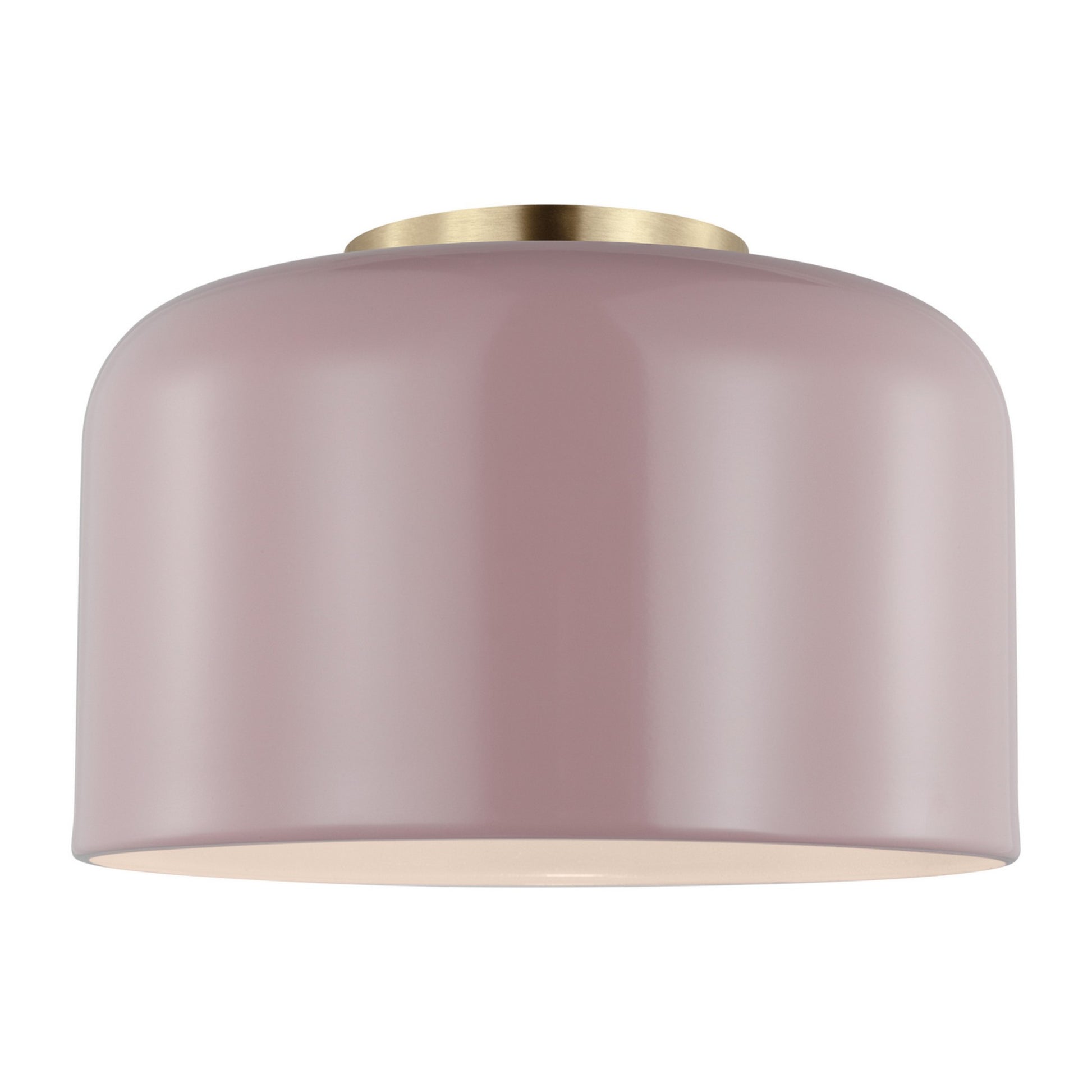 Malone 11" LED Small Flush Mount, Rose Finish - Bees Lighting