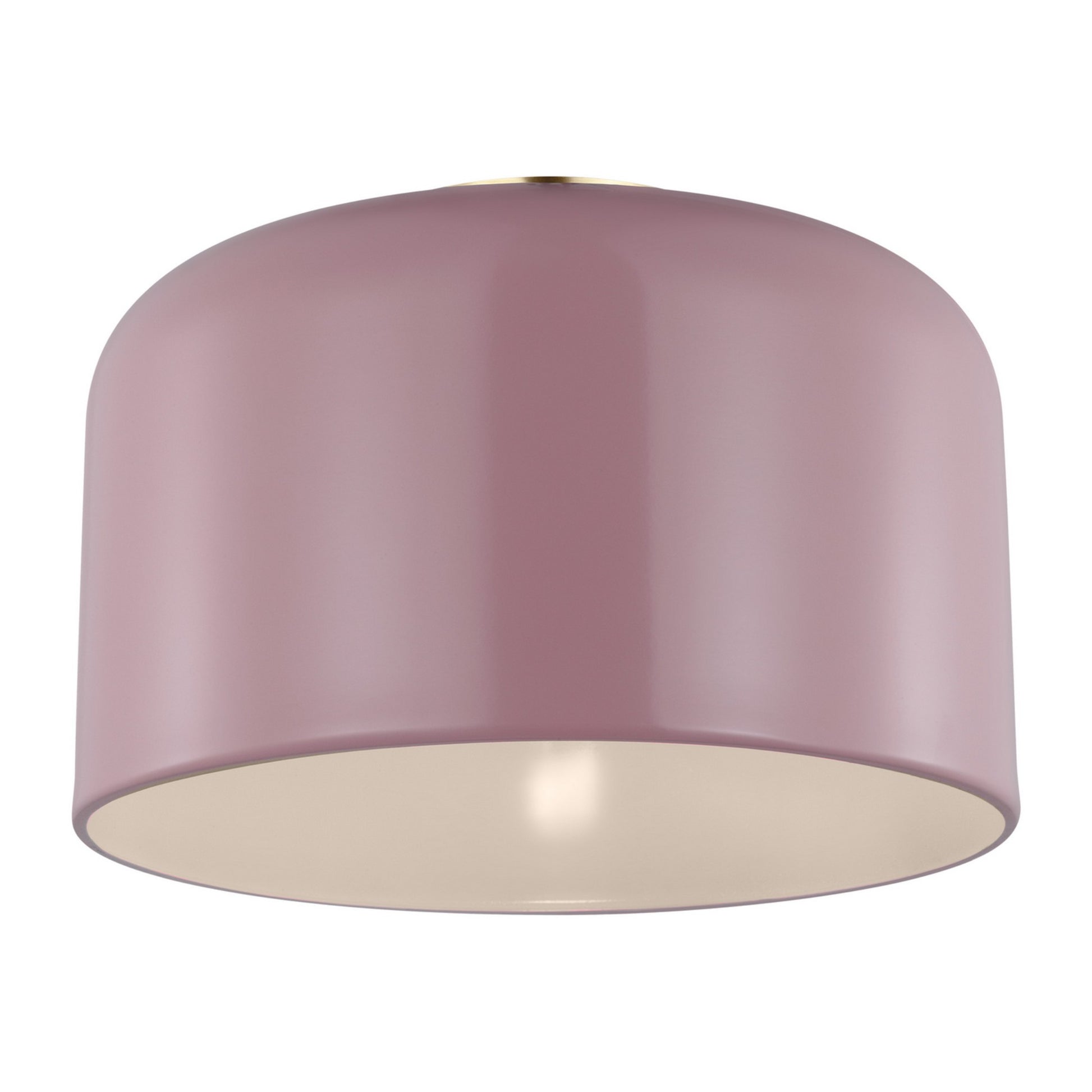 Malone 11" LED Small Flush Mount, Rose Finish - Bees Lighting