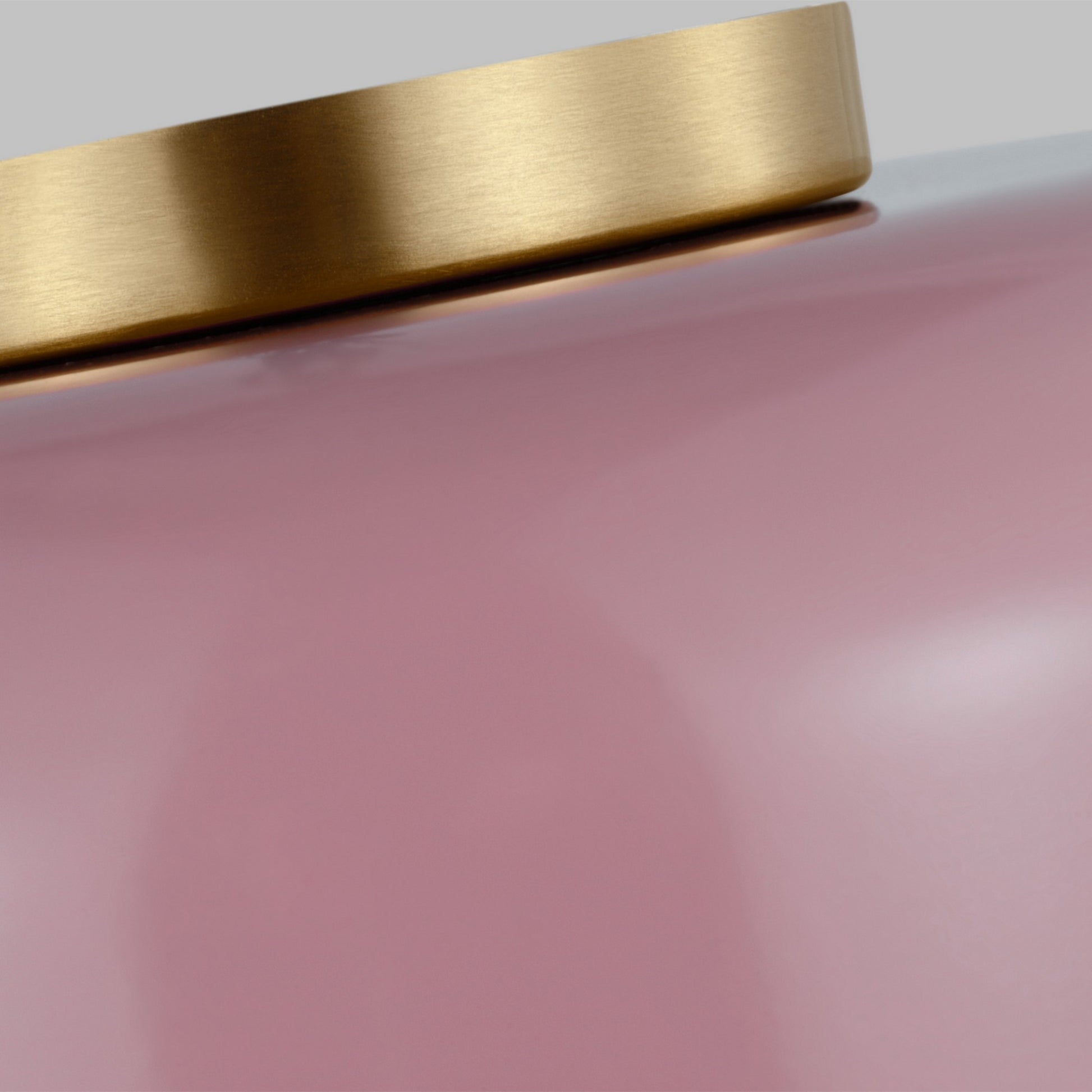 Malone 11" LED Small Flush Mount, Rose Finish - Bees Lighting