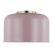 Malone 11" LED Small Flush Mount, Rose Finish - Bees Lighting