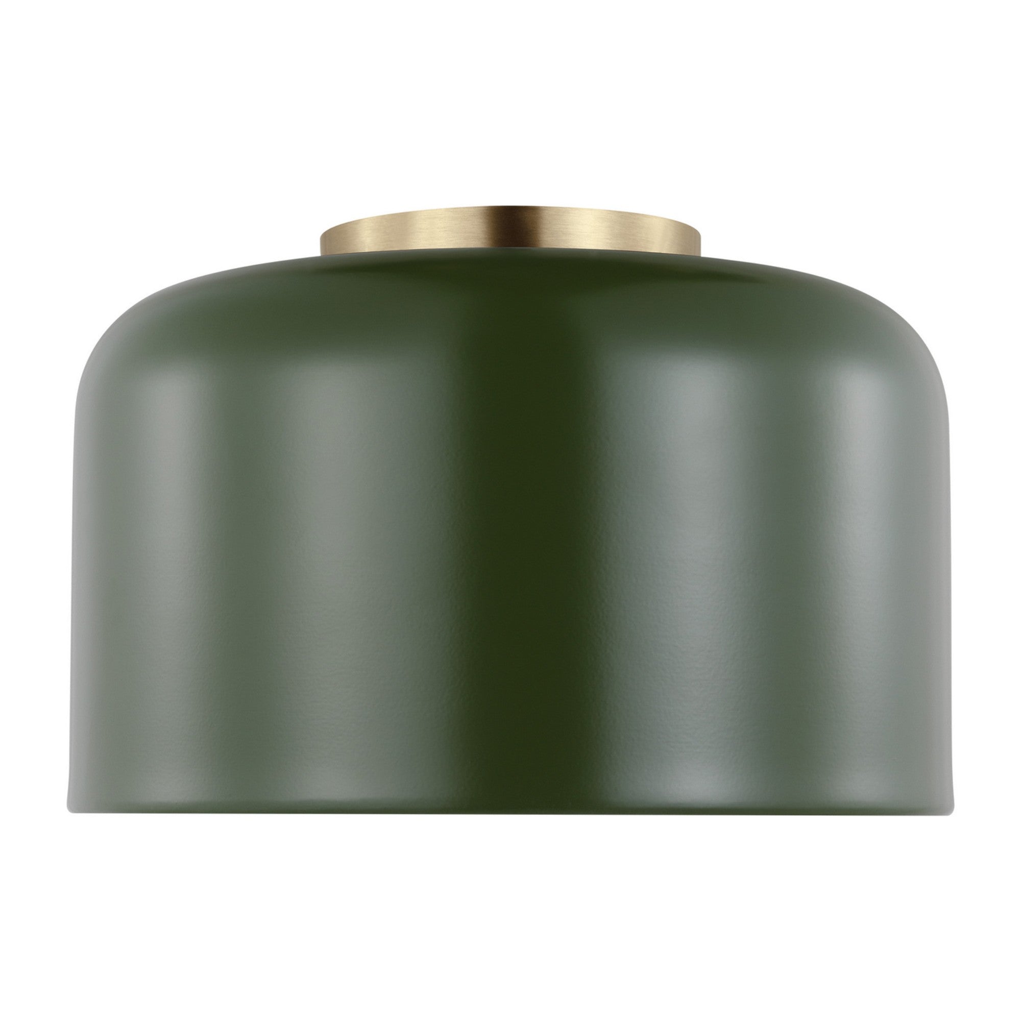 Malone 11" LED Small Flush Mount, Olive Finish - Bees Lighting